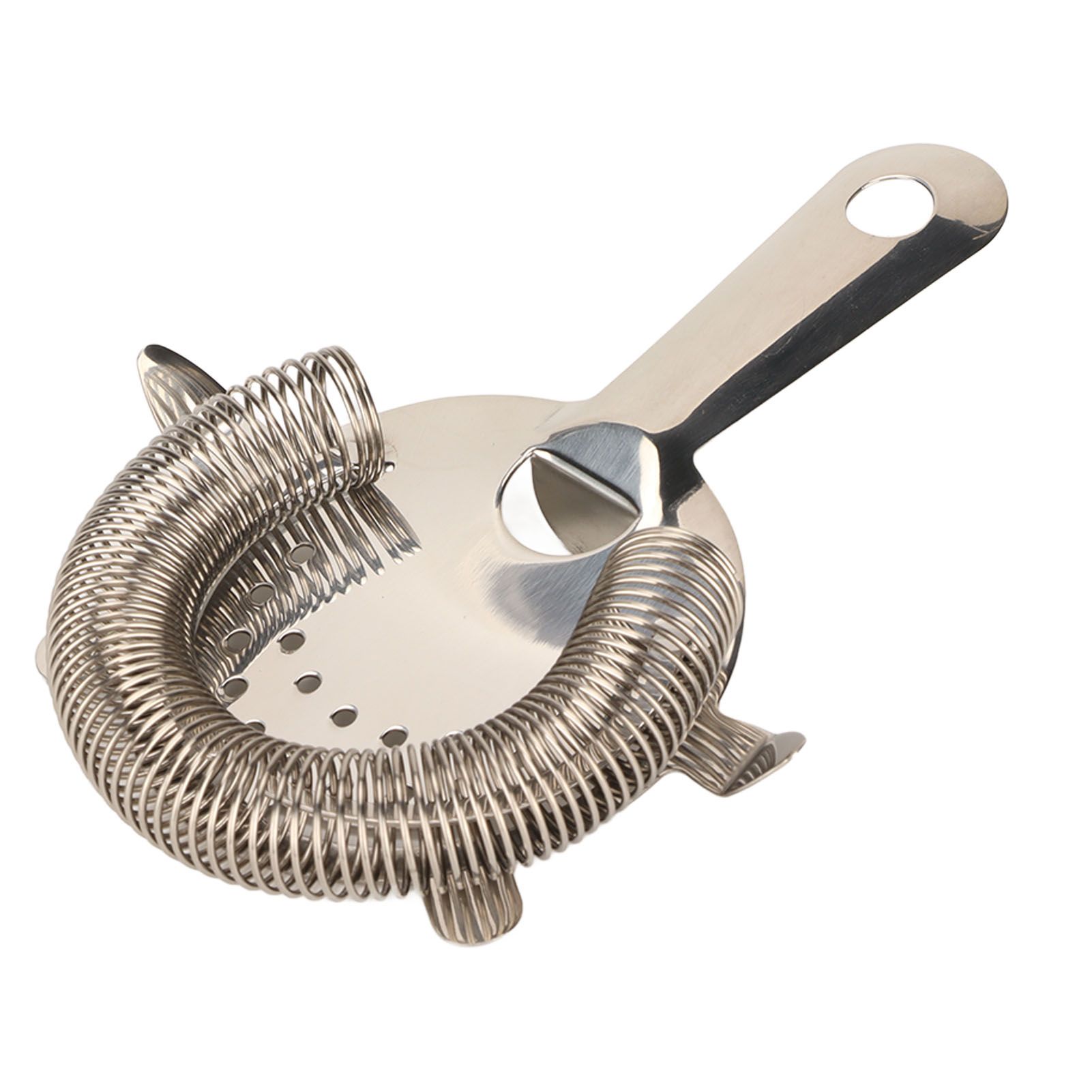 Stainless Steel Bar Strainer Multifunctional Cocktail Strainer Kitchen Household Wine Filter Colander - Image 2