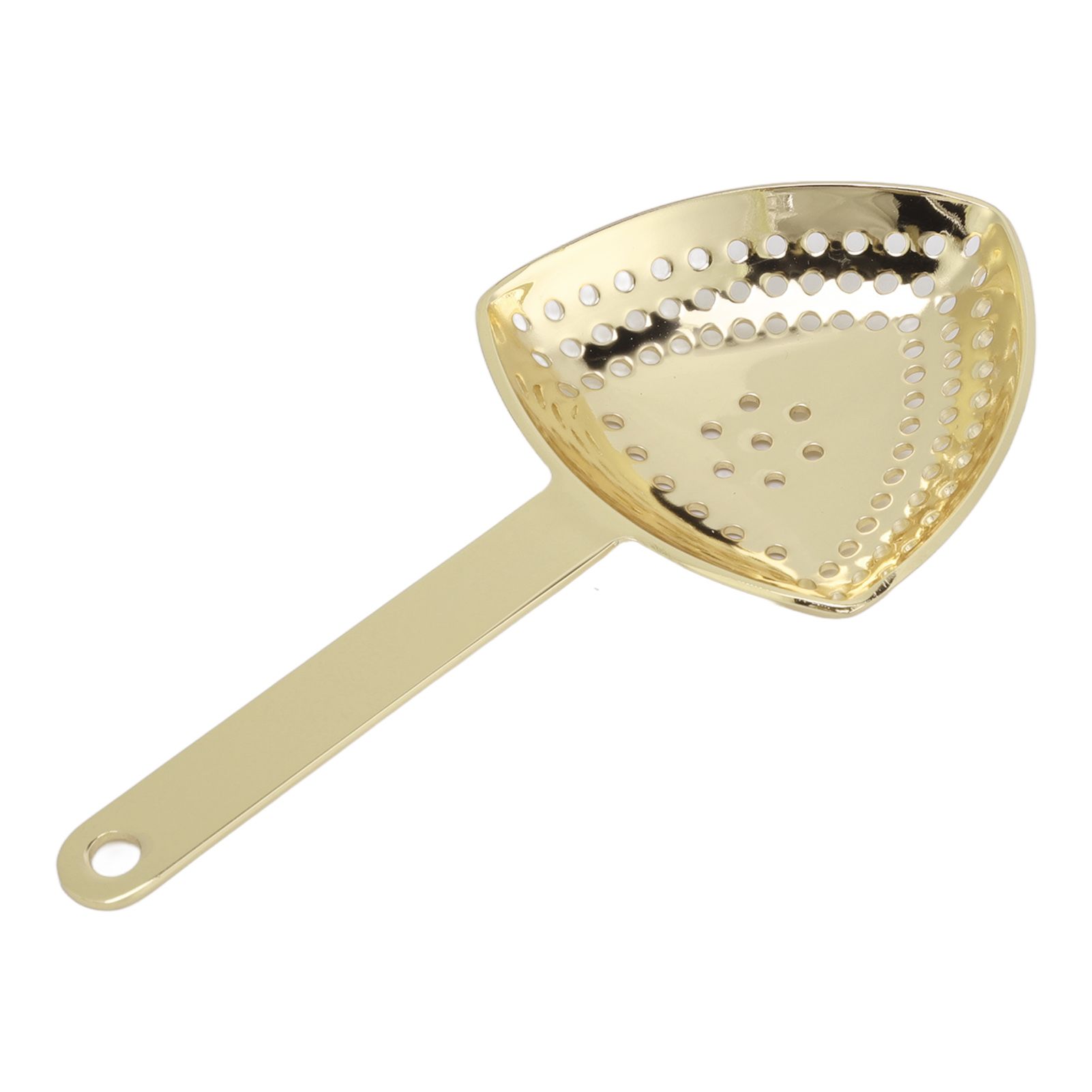 Triangular Cocktail Strainer No Breakage Anti Rust Fine Filtration Decorative Professional Ice Strainer for Bar Home Gold Plated - Image 3
