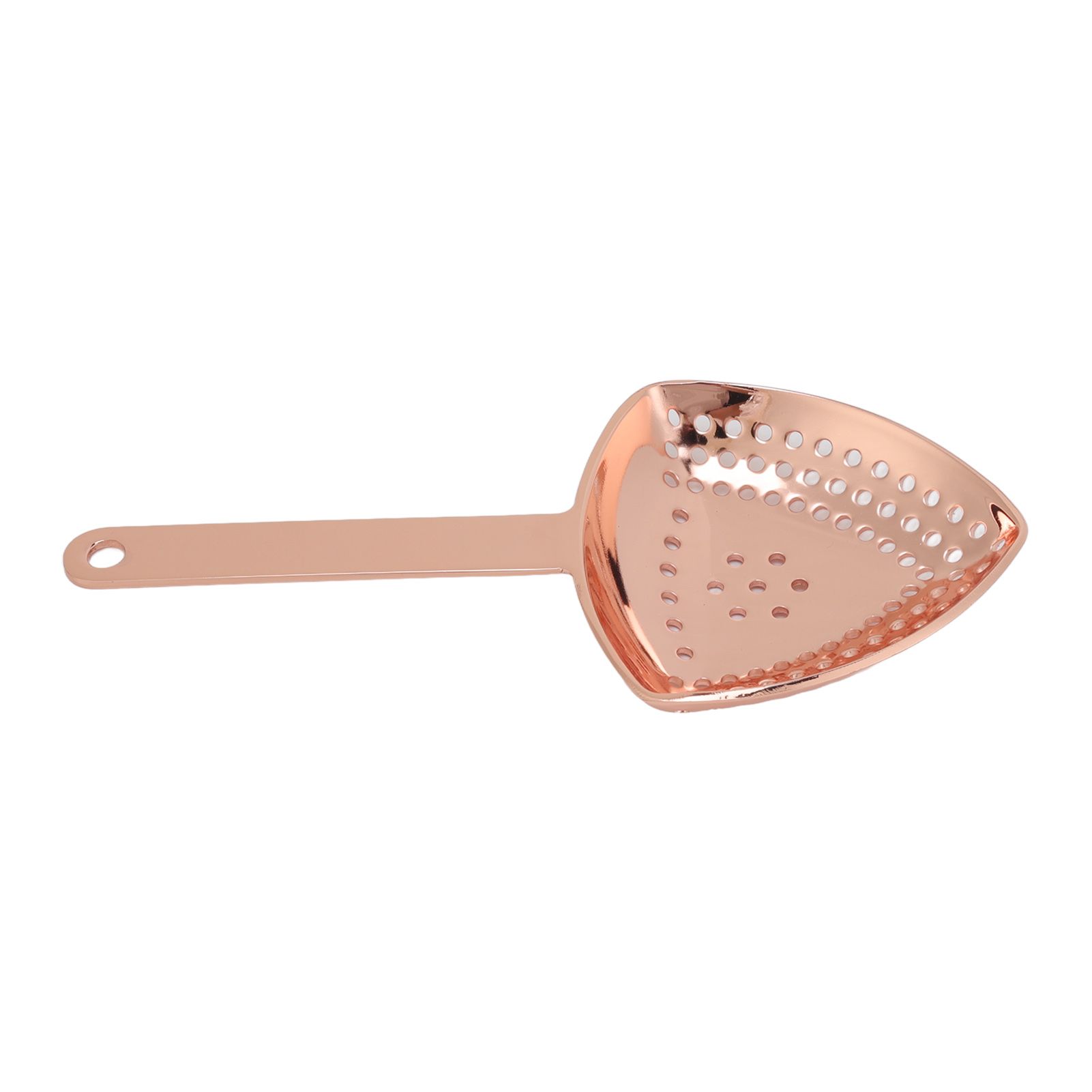 Triangular Cocktail Strainer No Breakage Anti Rust Fine Filtration Decorative Professional Ice Strainer for Bar Home Copper Plated - Image 2