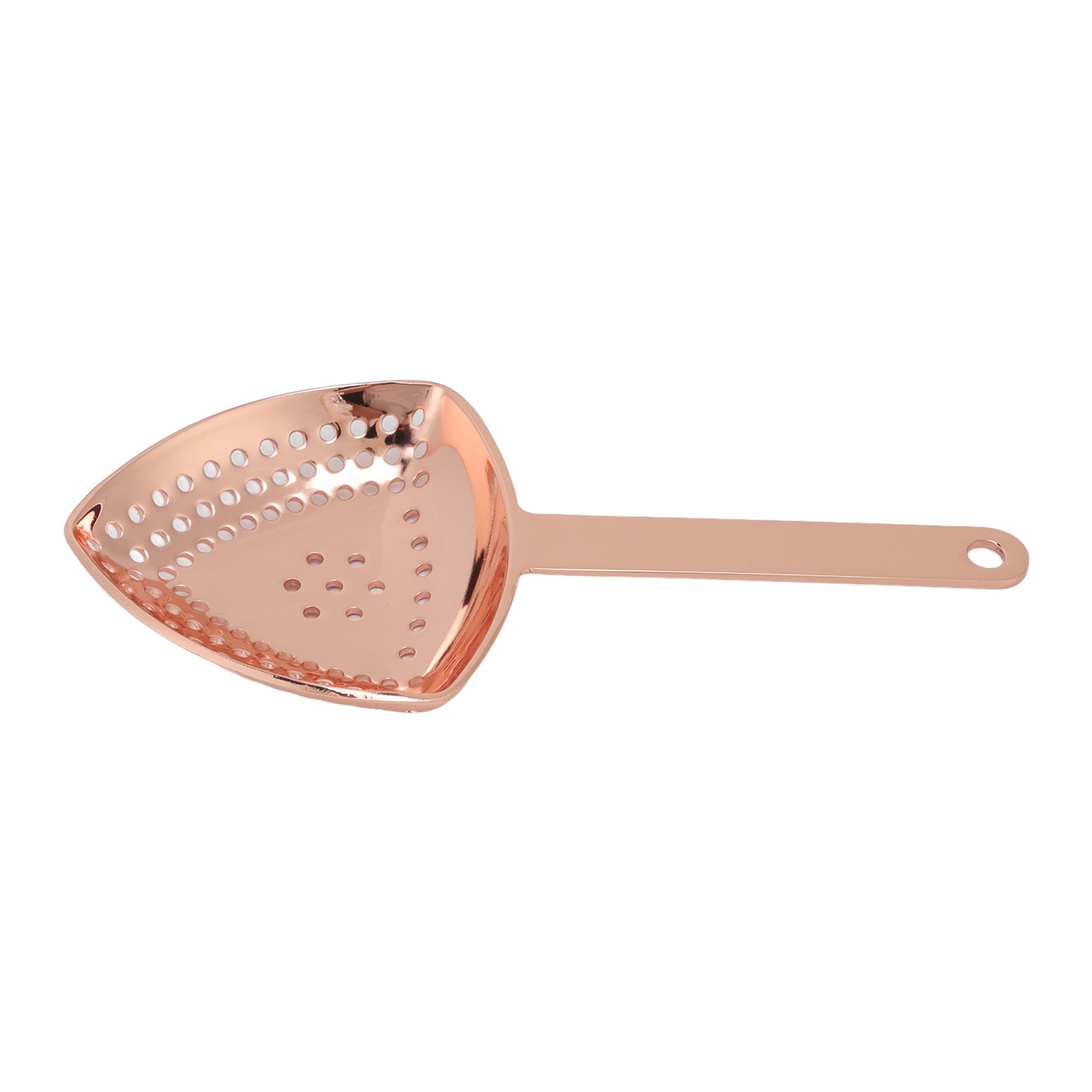 Triangular Cocktail Strainer No Breakage Anti Rust Fine Filtration Decorative Professional Ice Strainer for Bar Home Copper Plated - Image 4