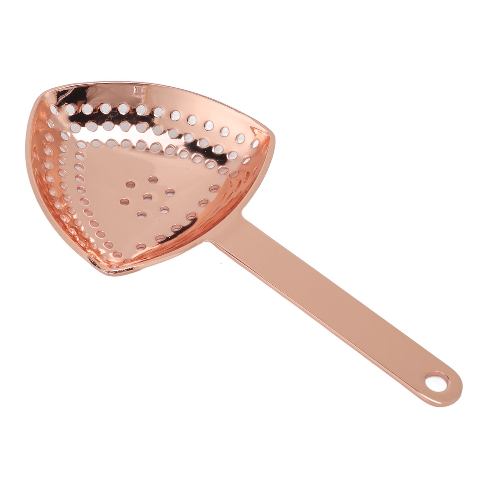Triangular Cocktail Strainer No Breakage Anti Rust Fine Filtration Decorative Professional Ice Strainer for Bar Home Copper Plated - Image 5