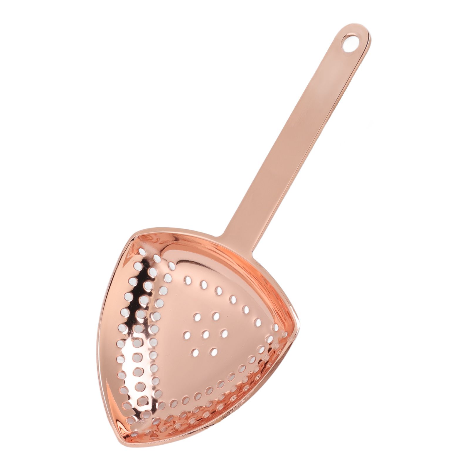 Triangular Cocktail Strainer No Breakage Anti Rust Fine Filtration Decorative Professional Ice Strainer for Bar Home Copper Plated - Image 6