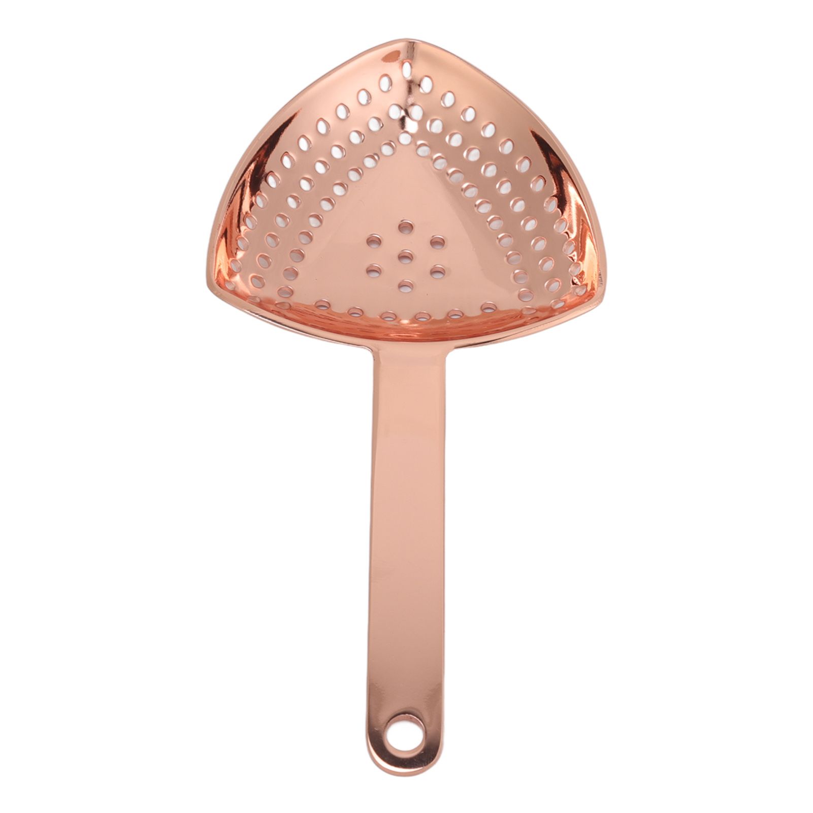 Triangular Cocktail Strainer No Breakage Anti Rust Fine Filtration Decorative Professional Ice Strainer for Bar Home Copper Plated - Image 7