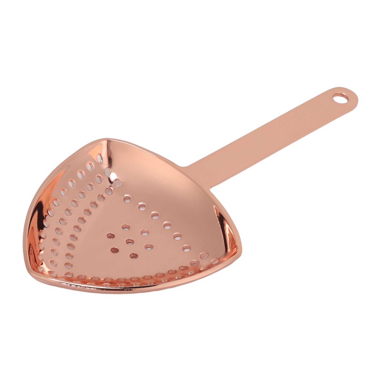 Triangular Cocktail Strainer No Breakage Anti Rust Fine Filtration Decorative Professional Ice Strainer for Bar Home Copper Plated - Image 8