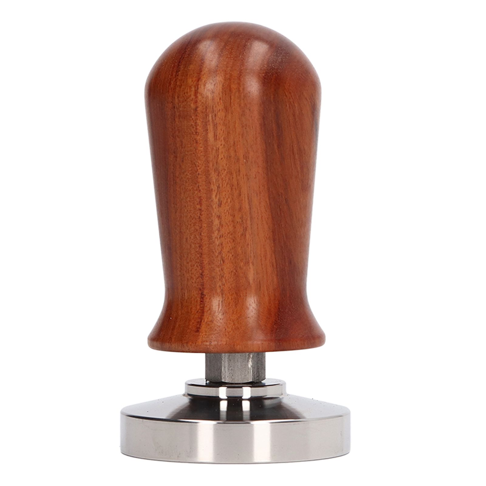 Coffee Tamper Separate Design Stainless Steel Ergonomic Wood Handle Portable Tamper Tool for Home Coffee Shop 58MM - Image 1