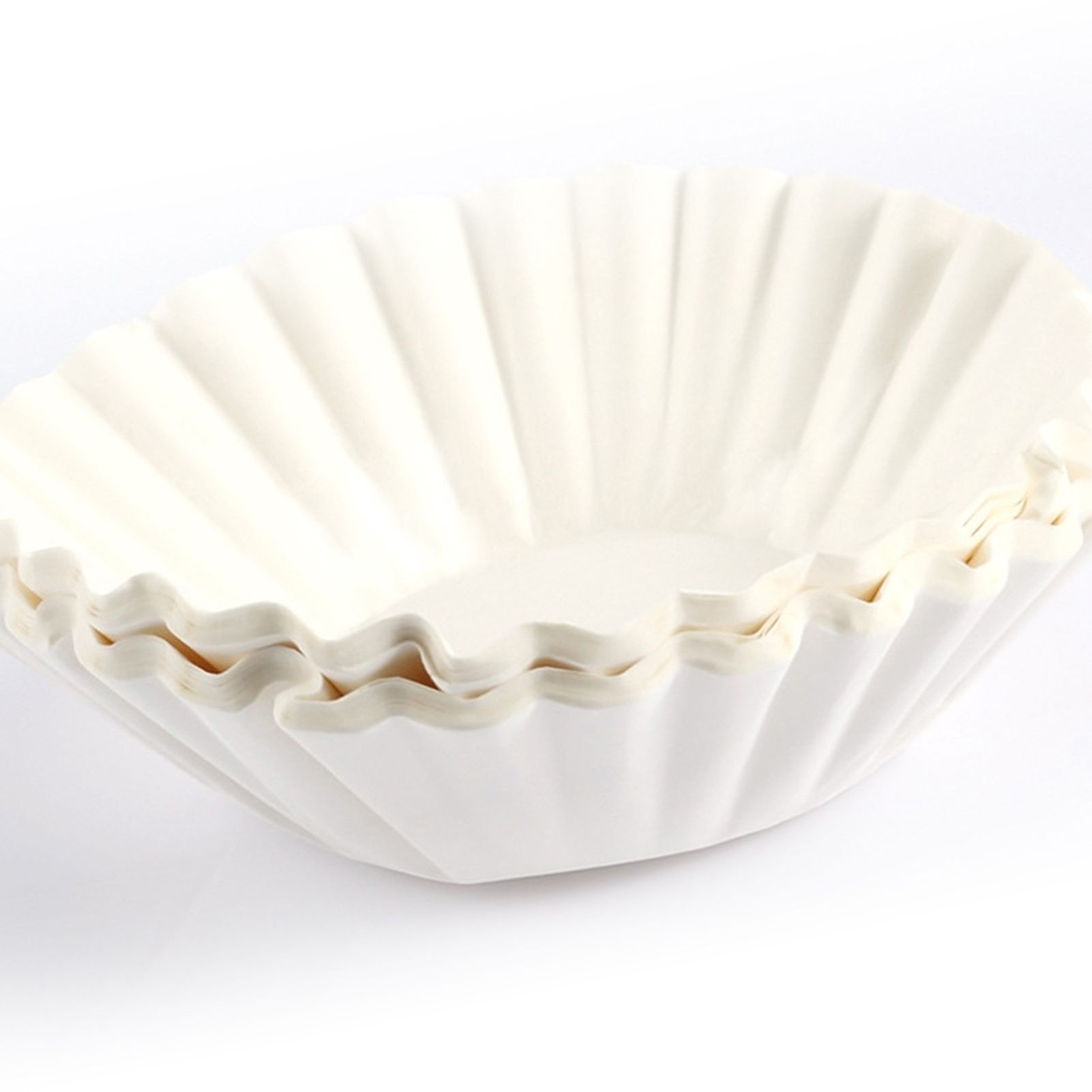 Disposable Coffee Filter Set Basket Coffee Filter Paper Replacement Accessory for Coffee Maker 50 Sheet - Image 2