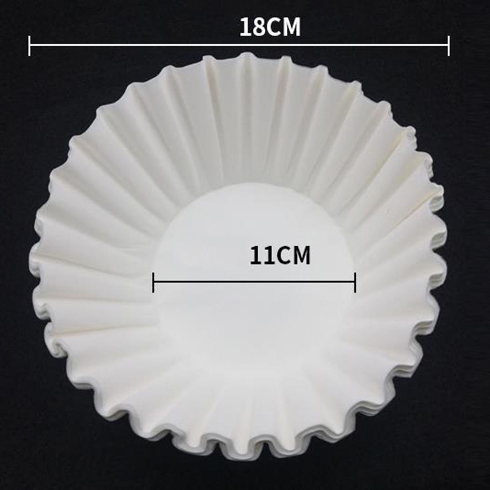 Disposable Coffee Filter Set Basket Coffee Filter Paper Replacement Accessory for Coffee Maker 100 Sheet - Image 4