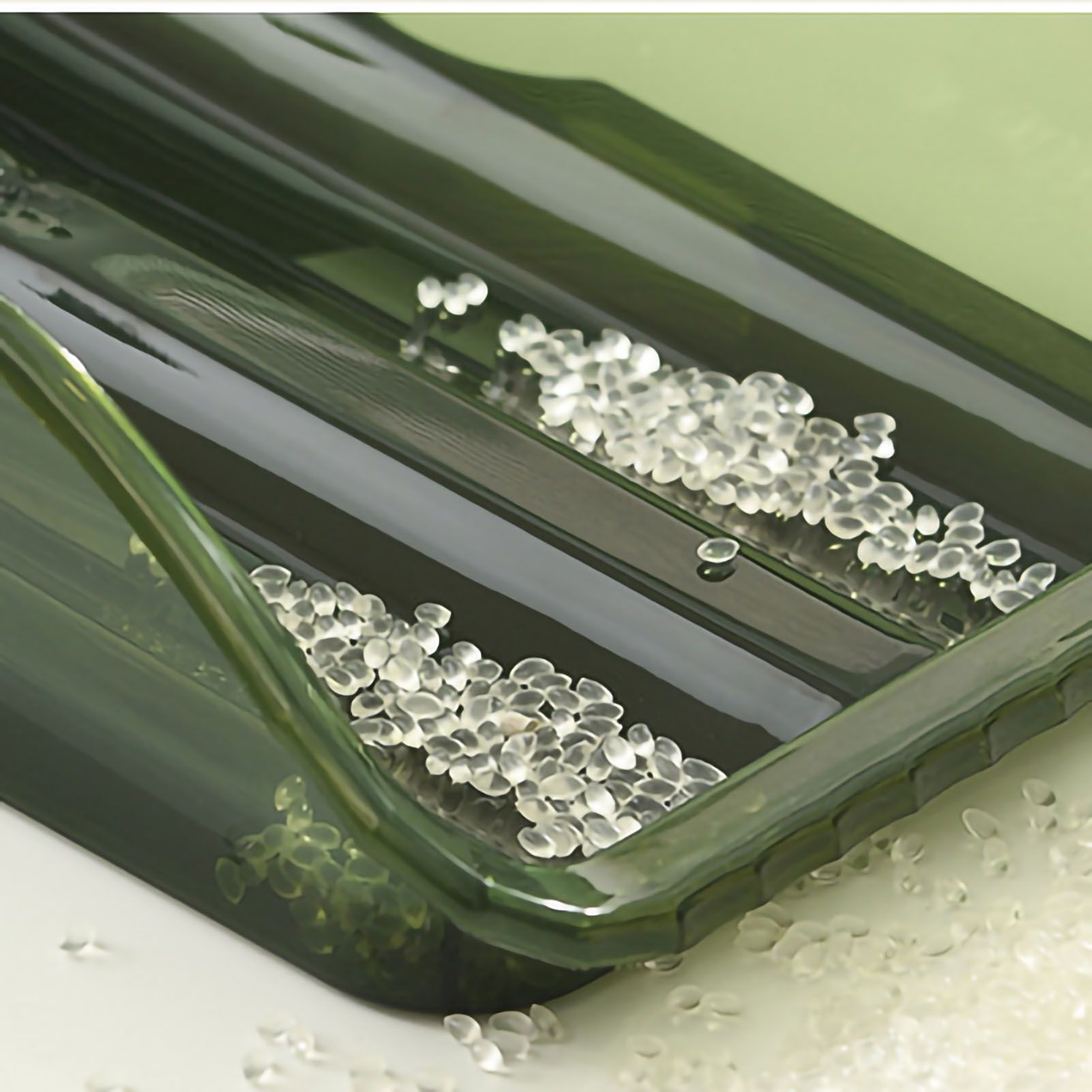 Egg Storage Box Plastic Automatic Rolling Transparent Thickened Grooved Egg Storage Container for Refrigerator Kitchen Green - Image 4