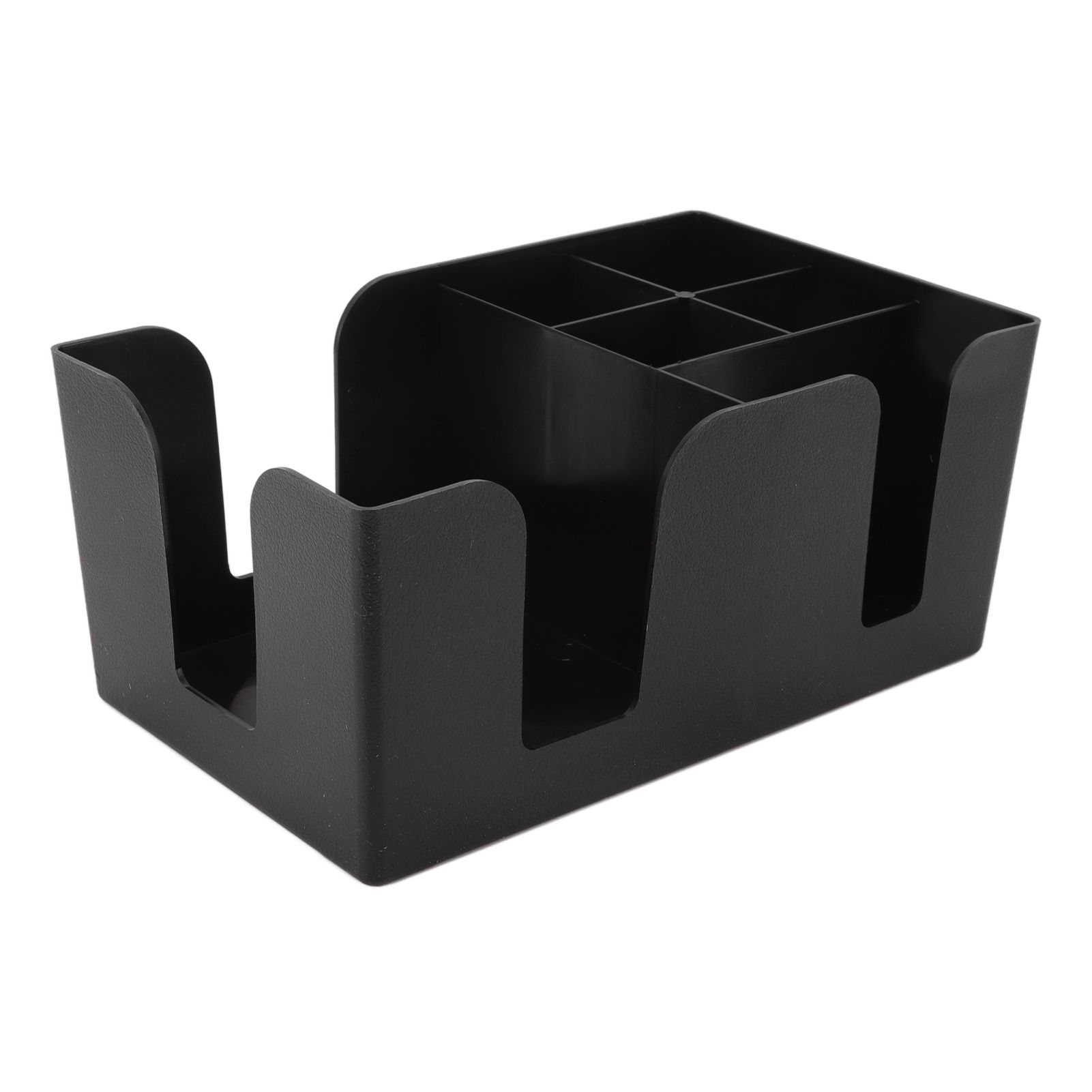 Coffee Station Organizer Multifunction Classification ABS Upright Coffee Condiment Organizer with 6 Compartments - Image 1