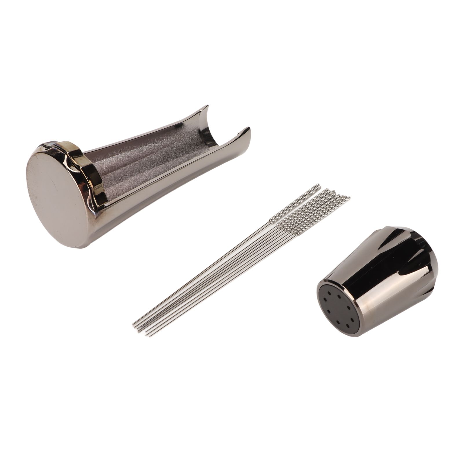 Stainless Steel Coffee Powder Stirring Tool Coffee Stirrer Distribution Tool for Home Kitchen Dinning Room Gray - Image 2