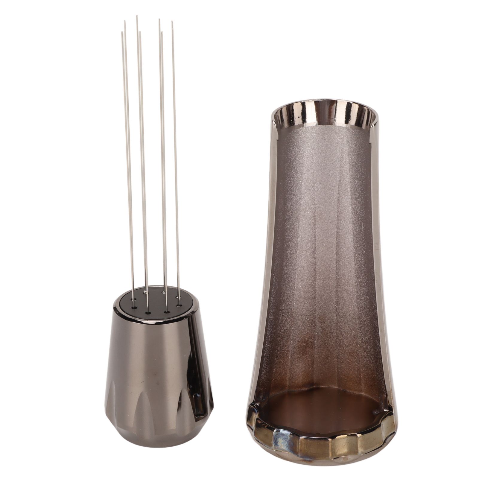 Stainless Steel Coffee Powder Stirring Tool Coffee Stirrer Distribution Tool for Home Kitchen Dinning Room Gray - Image 4