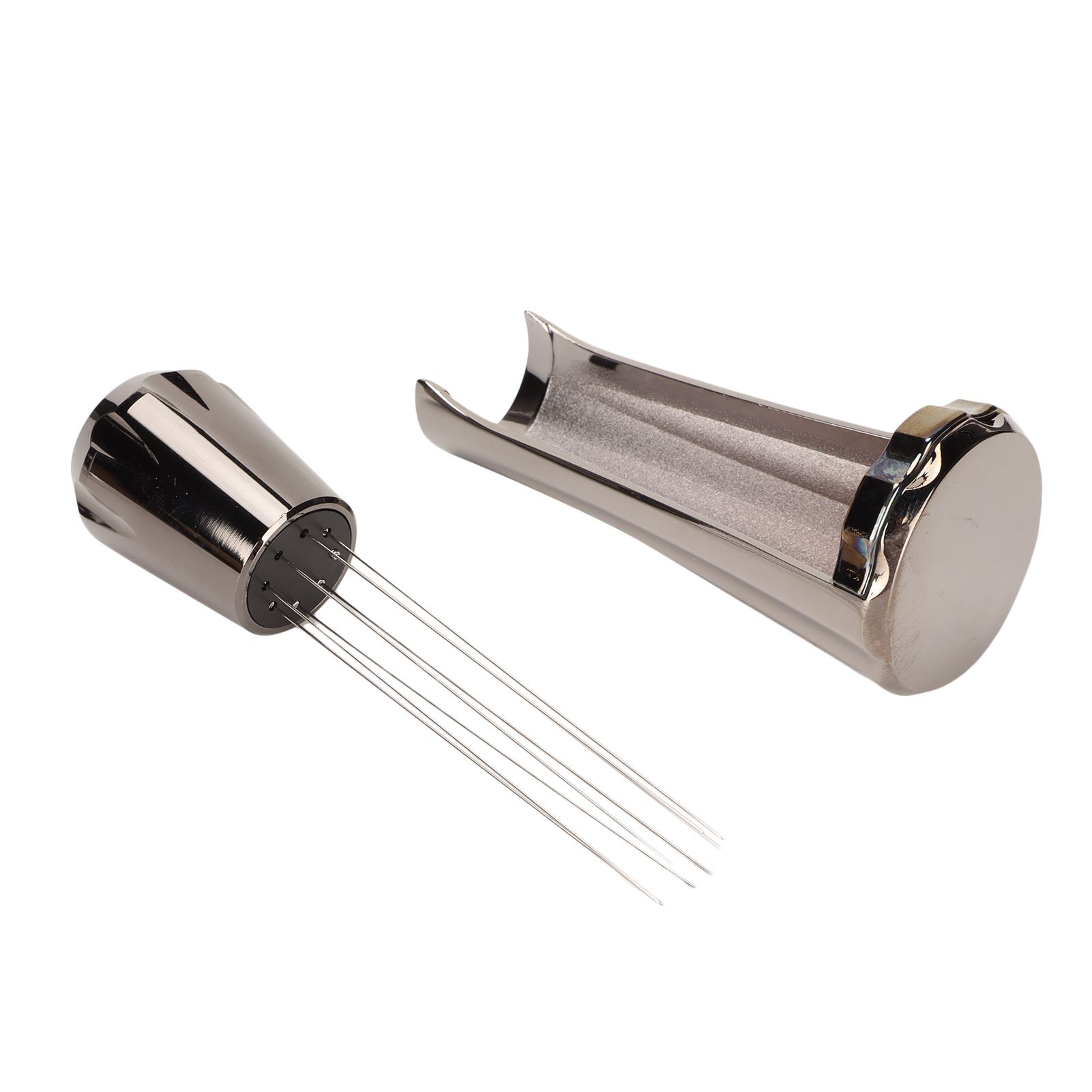 Stainless Steel Coffee Powder Stirring Tool Coffee Stirrer Distribution Tool for Home Kitchen Dinning Room Gray - Image 5
