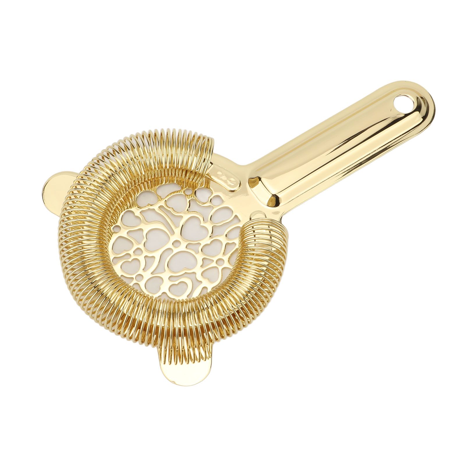Cocktail Strainer Stainless Steel Gorgeous Glossy Bartending Ice Strainer for Bar Bartender Luxury Gold Color - Image 6