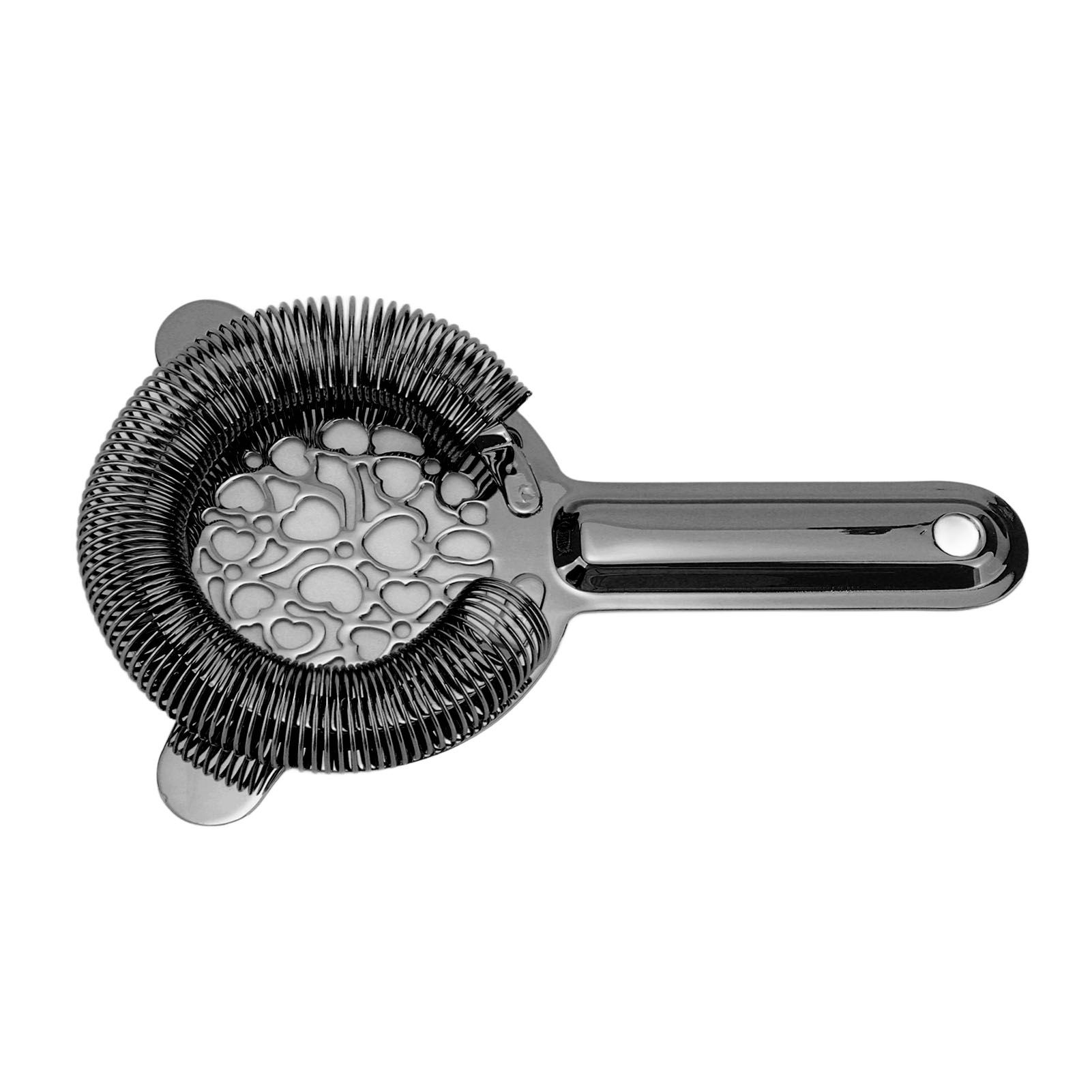 Cocktail Strainer Stainless Steel Gorgeous Glossy Bartending Ice Strainer for Bar Bartender Plated Black - Image 7