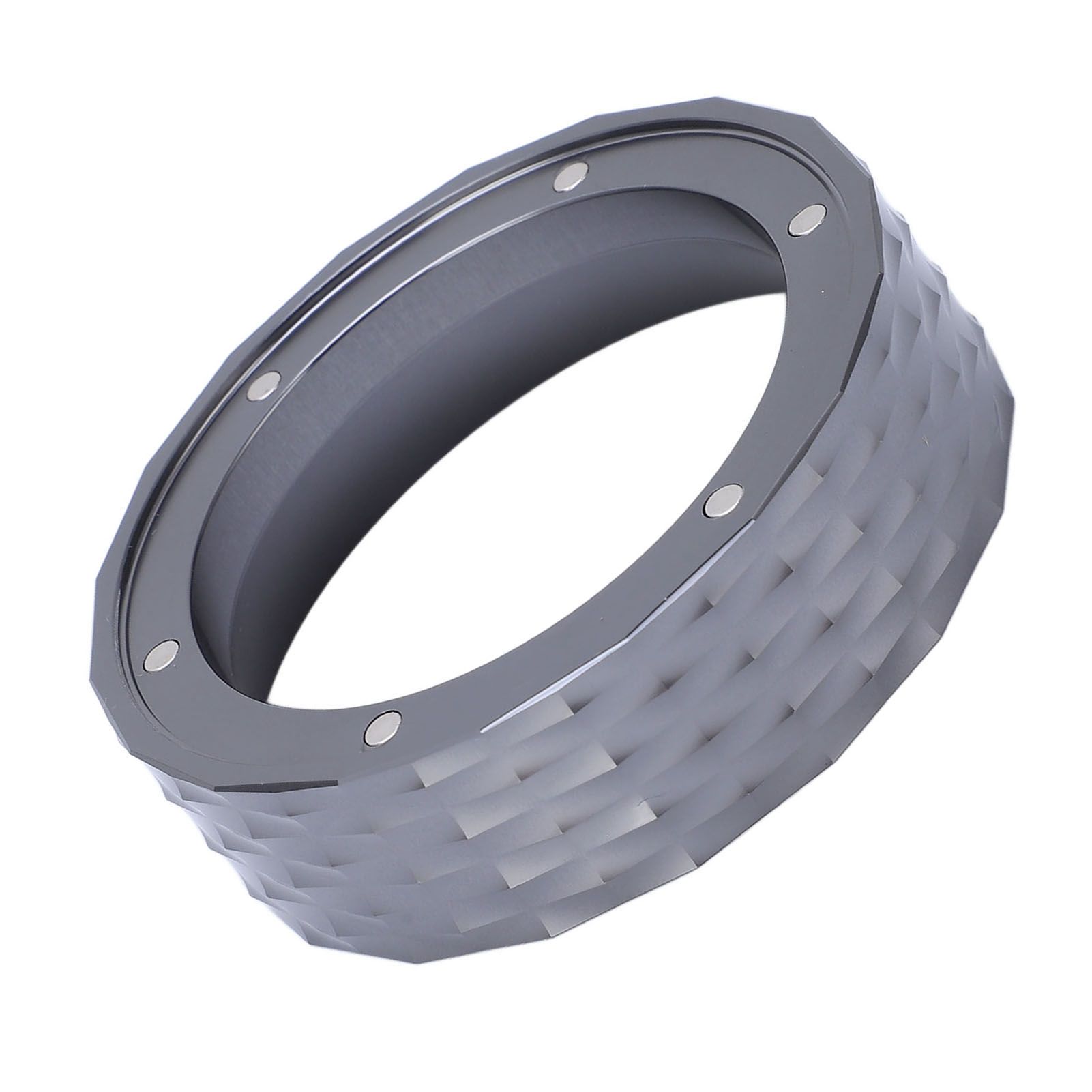 Dosing Funnel Aluminum Alloy Coffee Machine Portafilter Magnetic Coffee Dosing Ring for Home Office - Image 2