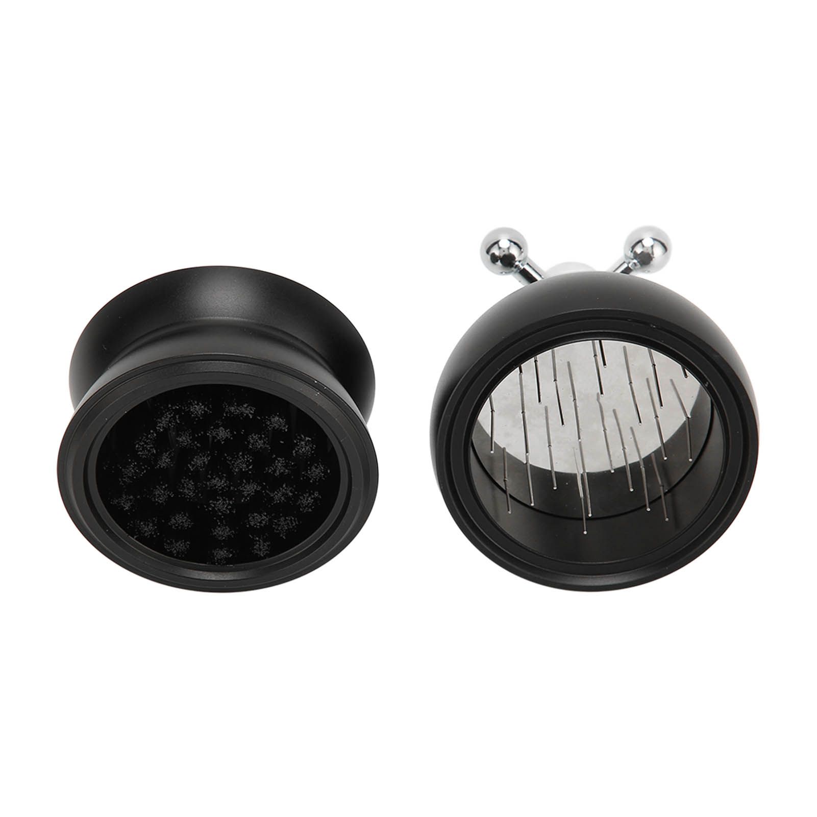 Adjustable Coffee Distributor Food Grade Metal Rotating Handle Fixed Cover 22 Needles Coffee Powder Distributor Black 53mm - Image 5