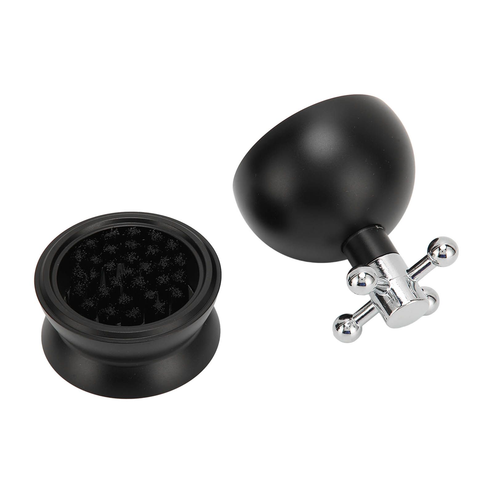 Adjustable Coffee Distributor Food Grade Metal Rotating Handle Fixed Cover 22 Needles Coffee Powder Distributor Black 53mm - Image 6
