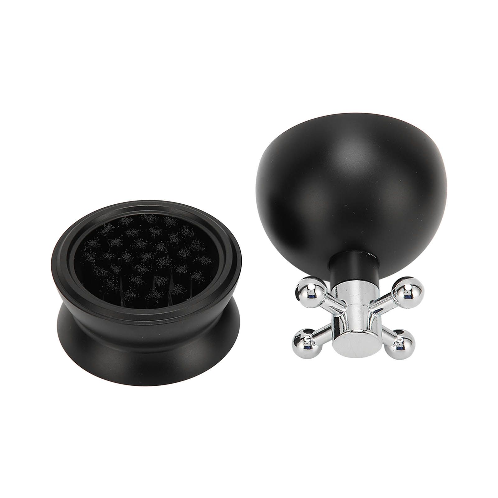 Adjustable Coffee Distributor Food Grade Metal Rotating Handle Fixed Cover 22 Needles Coffee Powder Distributor Black 53mm - Image 8