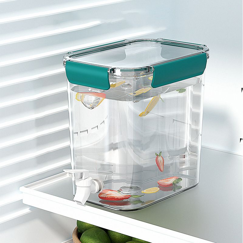 Cold Water Kettle Large Capacity Thicken Faucet Sealed Drink Storage Pot for Kitchen Green-3.5L - Image 5