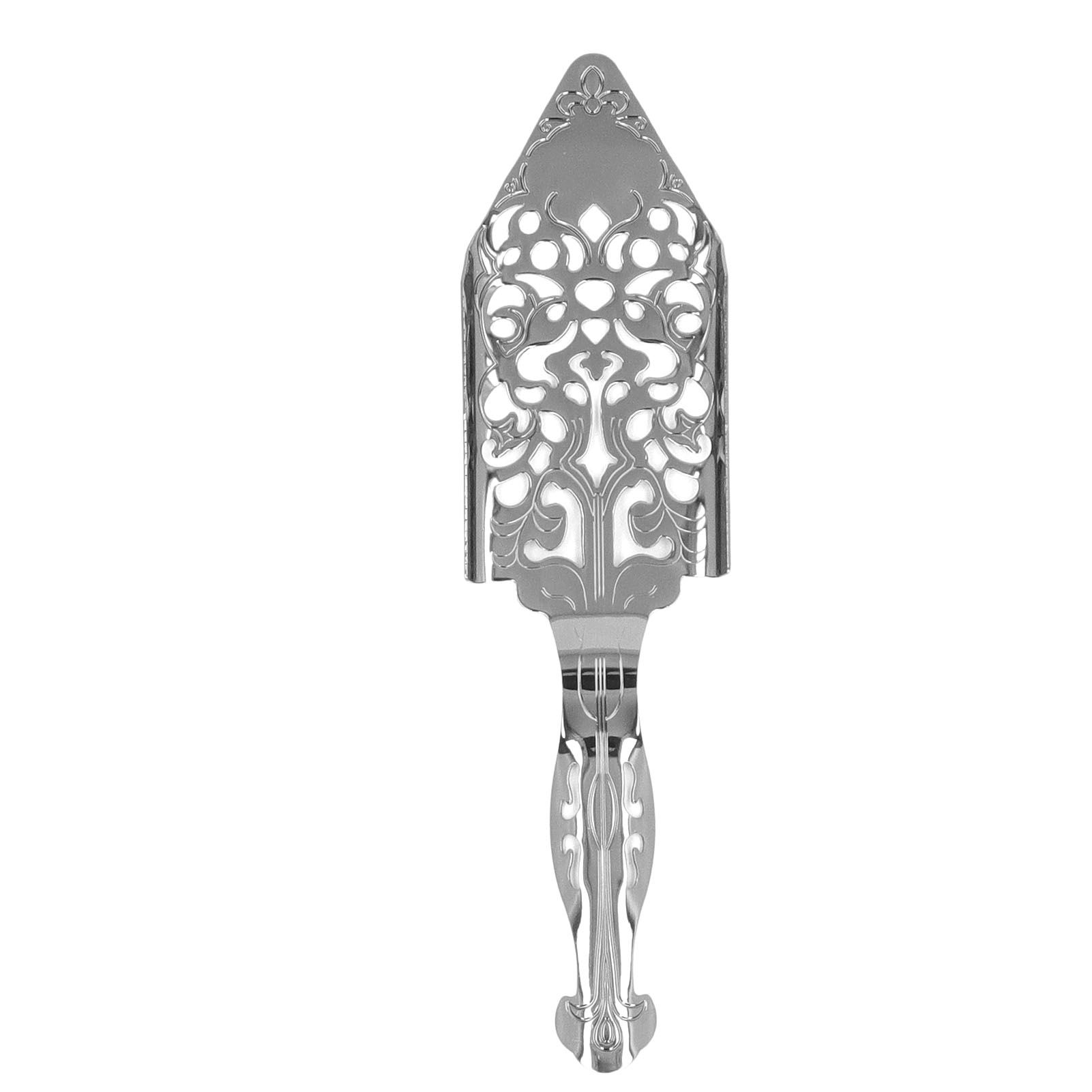 Absinthe Filter Spoon Stainless Steel Hollow Wormwood Cocktail Spoon Sugar Cube Filte Spoon for Bartending Silver - Image 1