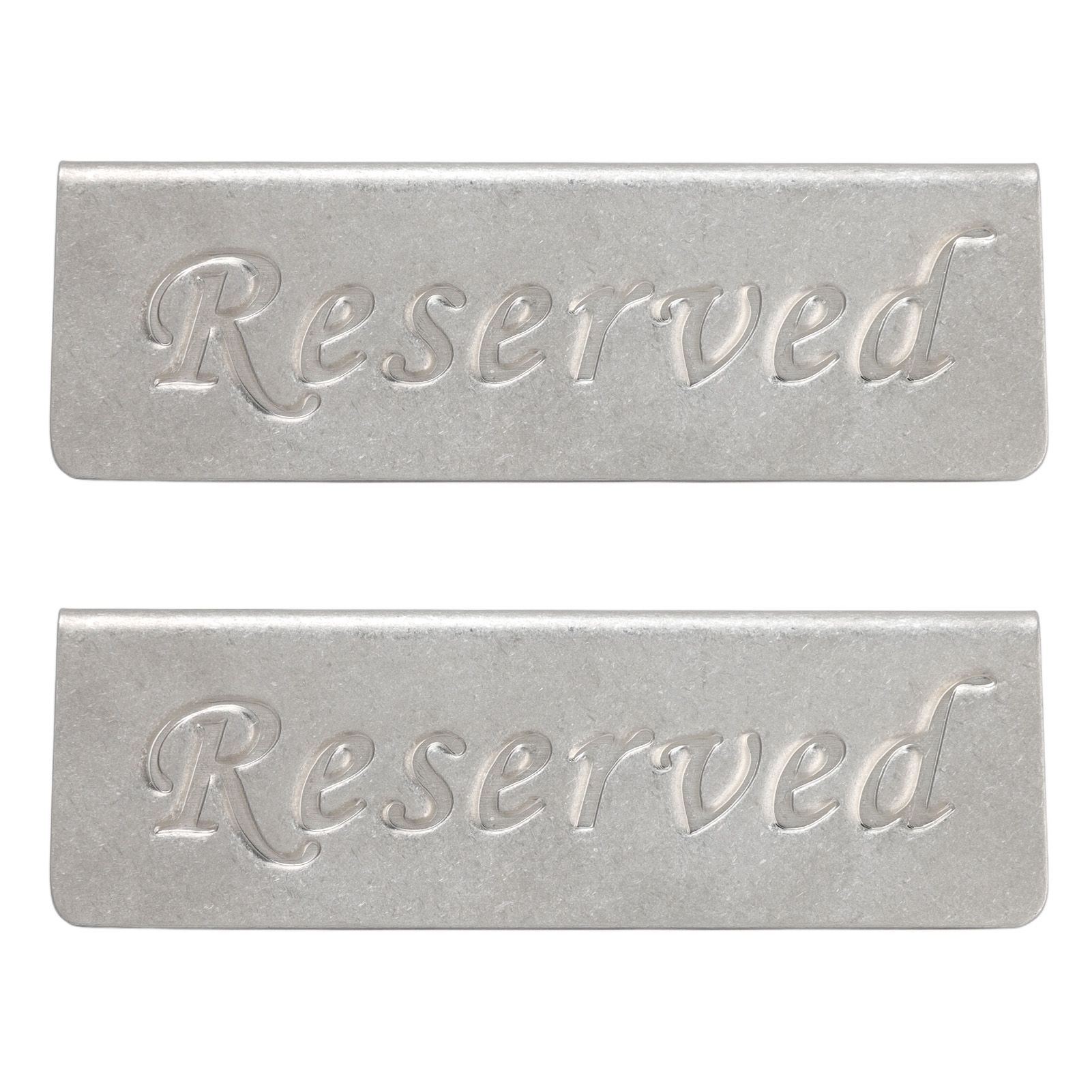 2Pcs Metal Stainless Steel Reserved Sign Double Sided Reserved Table Signs for Restaurants Bar Cafe Tea Room Hotel - Image 8