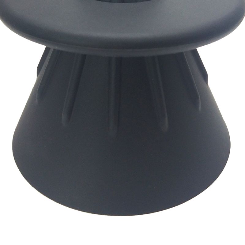 Coffee Filter Cup Food Grade Silicone Conical Coffee Dripper with Isolation Ring for Home Black - Image 5