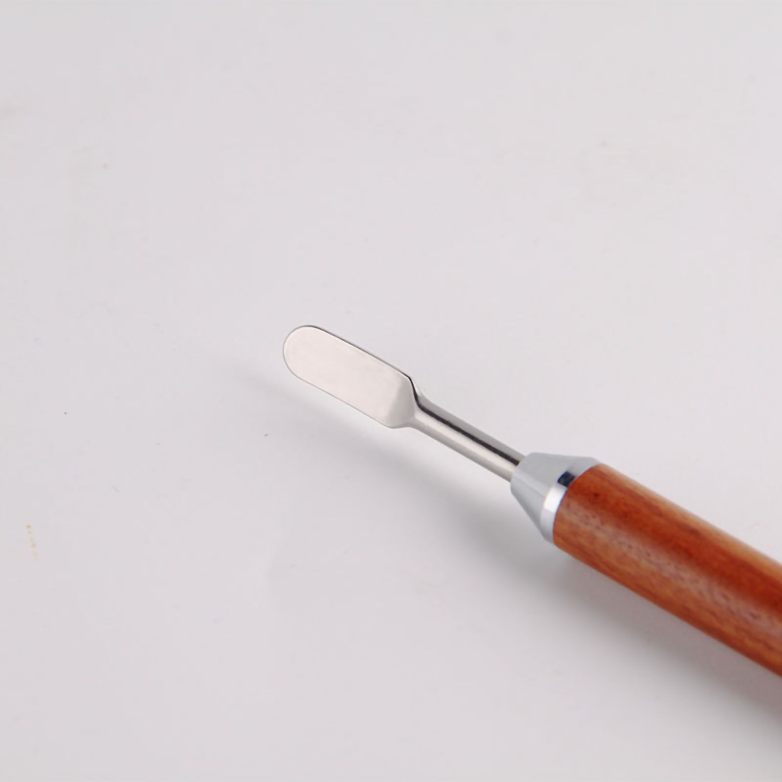 Coffee Art Needle Wood Handle Stainless Steel Latte Carving Pen DIY Coffee Art Tool Pear Wood Handle Coffee Art Needle - Image 4