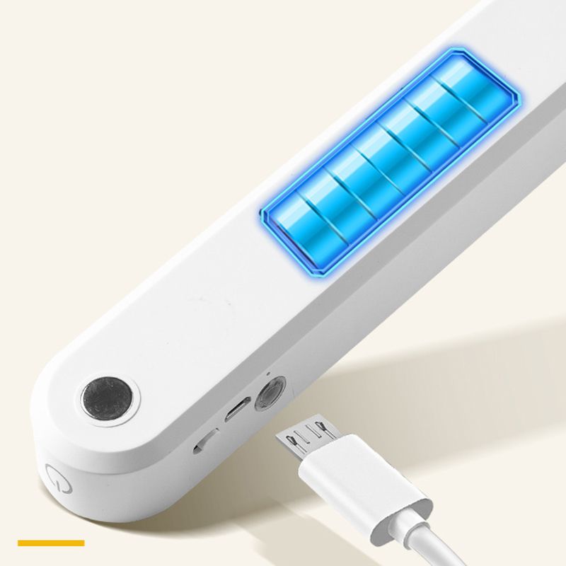 Dorm Reading Light USB LED Eyes Protection Touch Switch Cabinet Closet Rechargeable Night Light White 26cm/10.24in - Image 3