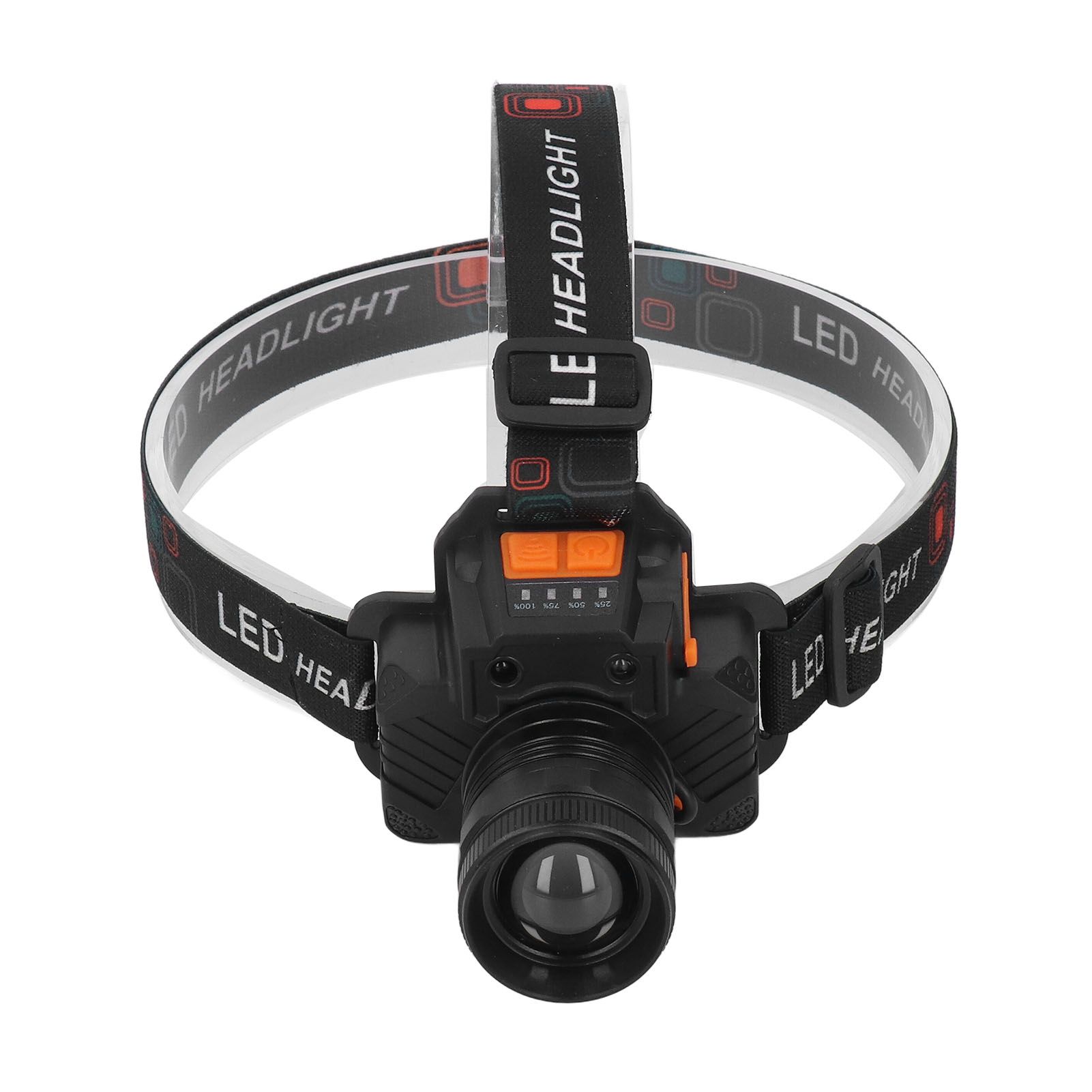 Head Lamp USB Rechargeable 3 Light Modes LED Lens 1500lm Head Flashlight for Emergency Camping Fishing - Image 2
