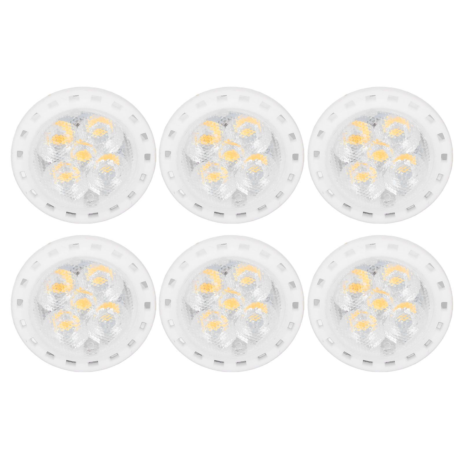 6pcs Brightness Dimming LED Spot Light Bulbs 360LM MR11 LED Landscape Track Light with Ceramic GU4 Base 110V 4W Warm Light 3000K - Image 6