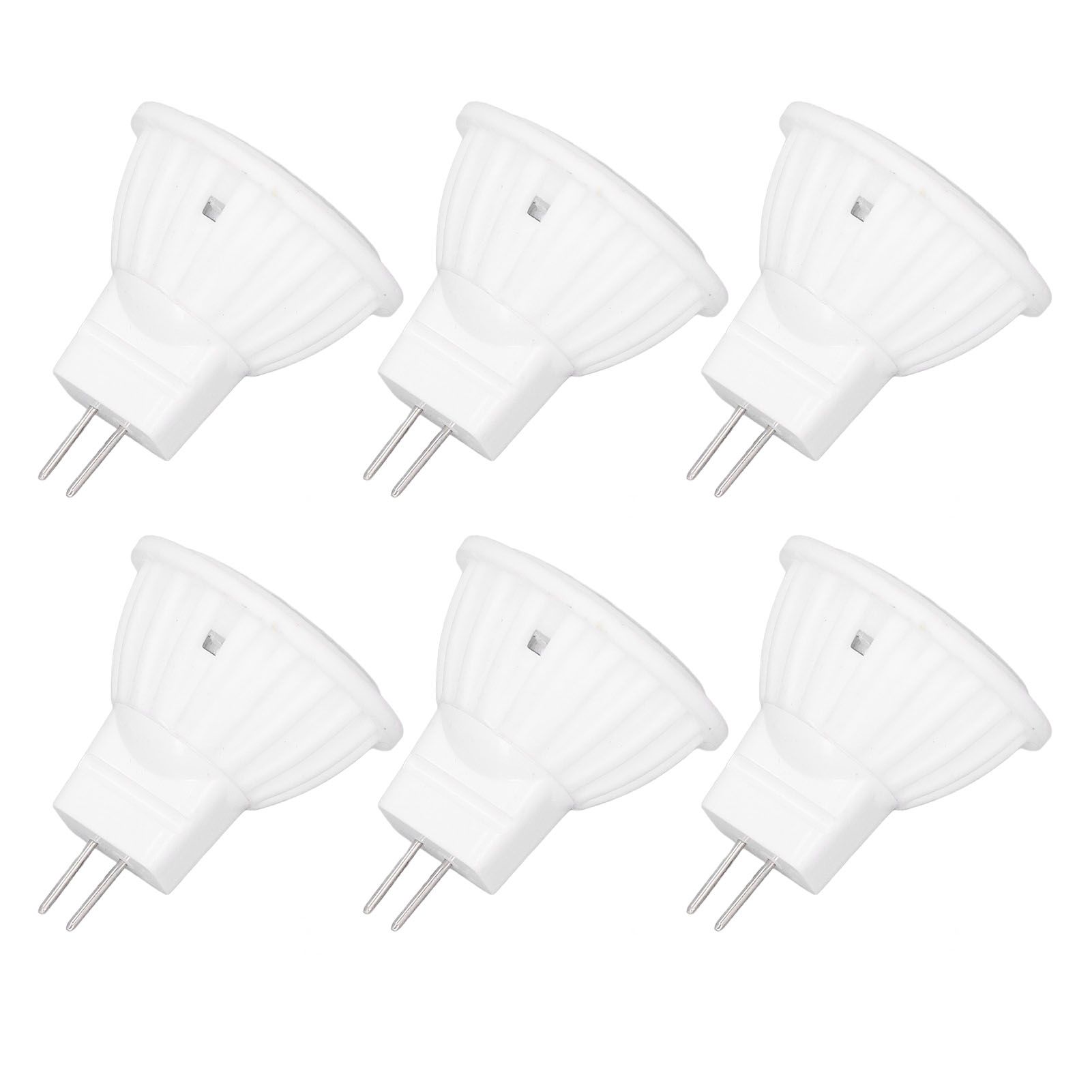 6pcs Brightness Dimming LED Spot Light Bulbs 360LM MR11 LED Landscape Track Light with Ceramic GU4 Base 110V 4W Warm Light 3000K - Image 7