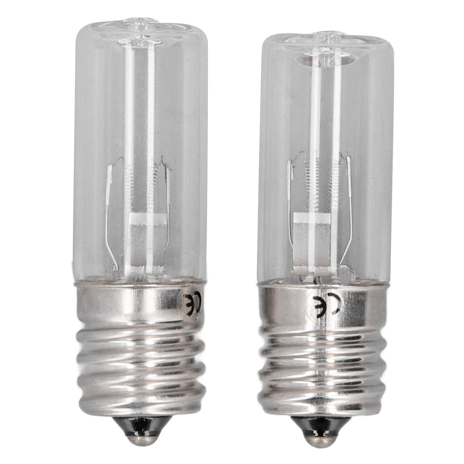 2Pcs Refrigerator Cabinet Light Deodorant Mite Removal E17 Lamp 10V 3W UVC Light Bulb - Image 1
