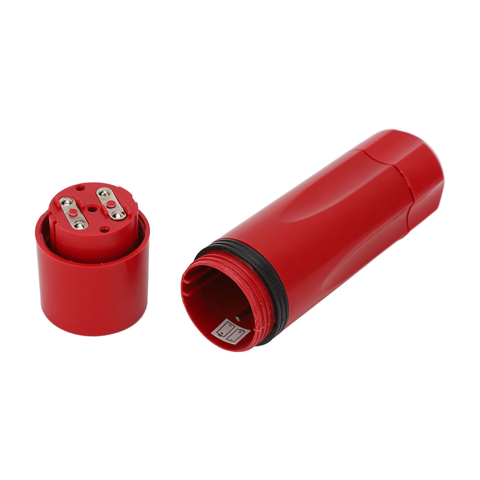 LED Flashlight Wall Mounted High Brightness Battery Powered Small Emergency Flashlight for Hotel Home Red - Image 7