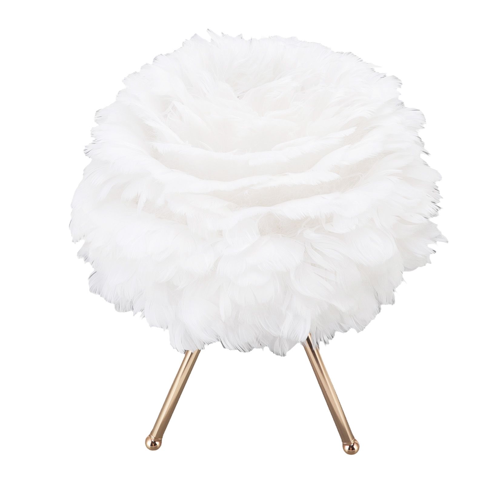 Feather Table Lamp Adjustable Color Brightness Rechargeable Touch Control Decoration Night Light White - Image 6