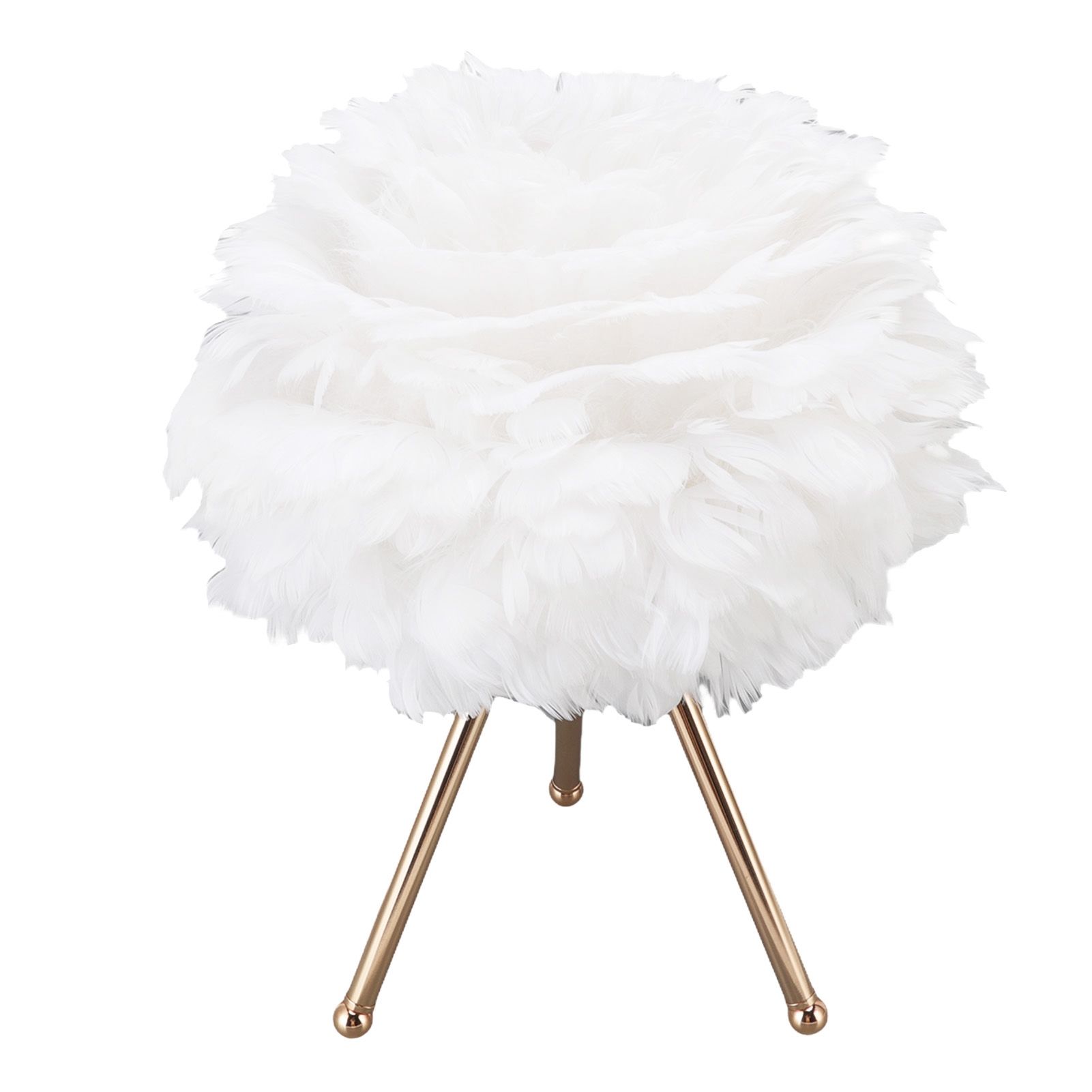 Feather Table Lamp Adjustable Color Brightness Rechargeable Touch Control Decoration Night Light White - Image 7