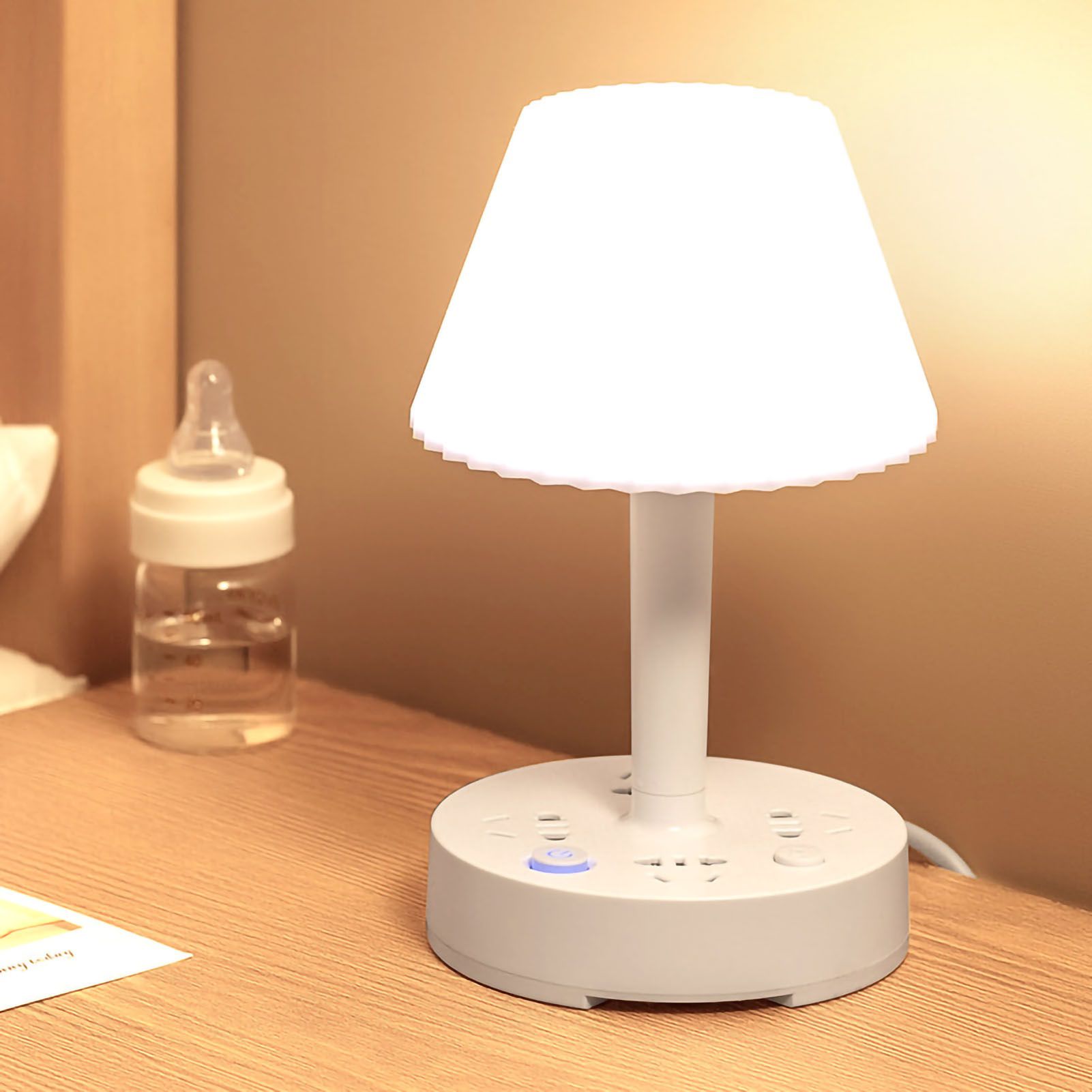 Table Lamp Creative Multifunctional Conversion Socket Desk Lamp Power Strip for Dormitory Computer CN 110‑250V - Image 1
