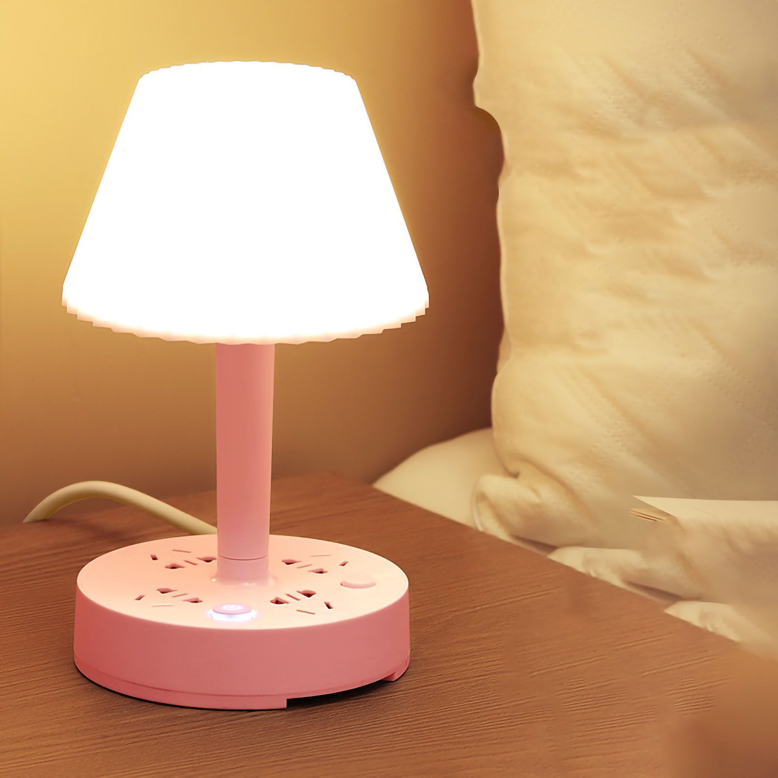 Table Lamp Creative Multifunctional Conversion Socket Desk Lamp Power Strip for Dormitory Computer CN 110‑250V - Image 1