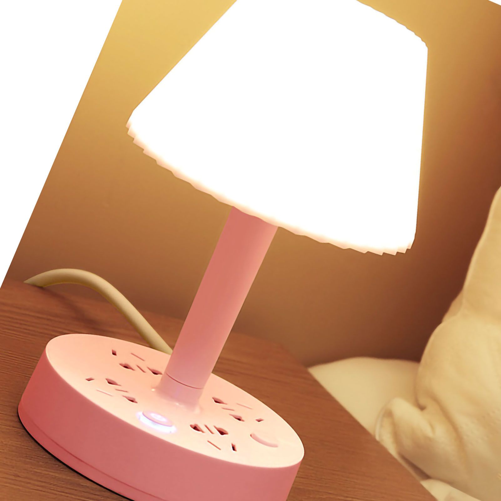 Table Lamp Creative Multifunctional Conversion Socket Desk Lamp Power Strip for Dormitory Computer CN 110‑250V - Image 2