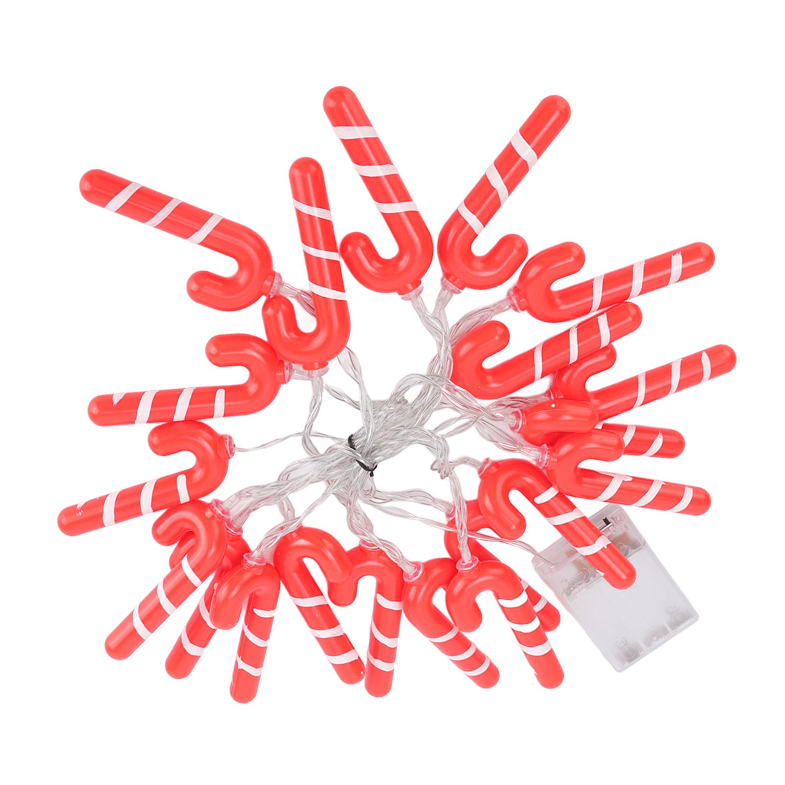 9.8ft 20LED Christmas Candy Cane String Lights J Shape LED String Lights for Room Decoration Holiday Festival - Image 2