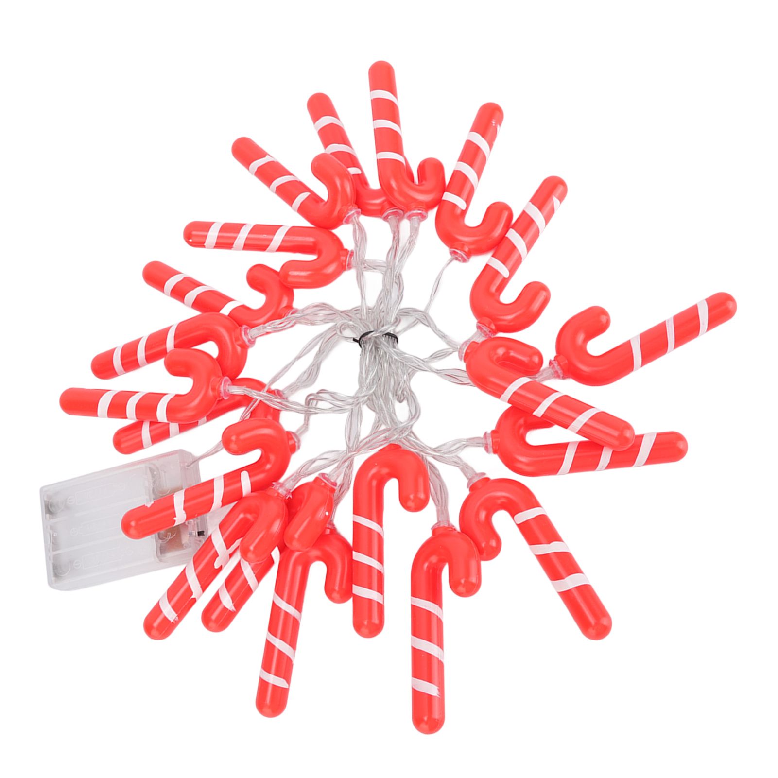 9.8ft 20LED Christmas Candy Cane String Lights J Shape LED String Lights for Room Decoration Holiday Festival - Image 7