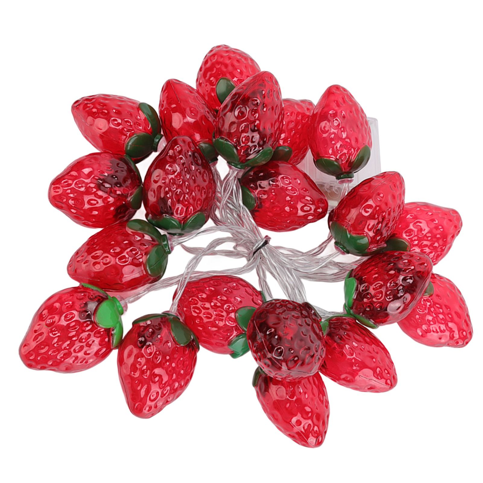 9.8ft 20LEDs Fruit String Lights Battery Operated Strawberry Lamp String Lights for Christmas Parties - Image 1