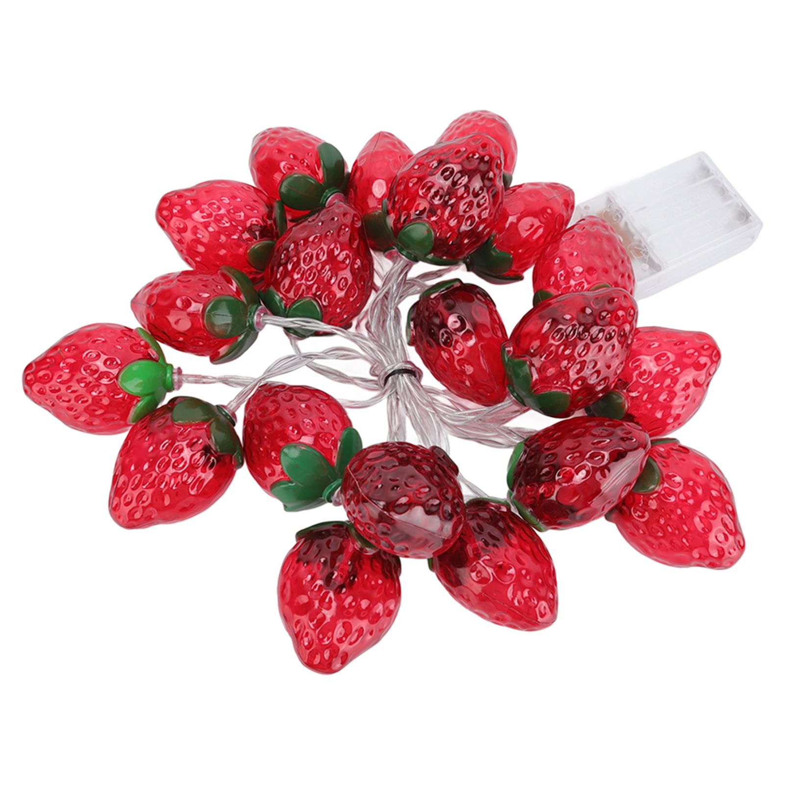 9.8ft 20LEDs Fruit String Lights Battery Operated Strawberry Lamp String Lights for Christmas Parties - Image 2