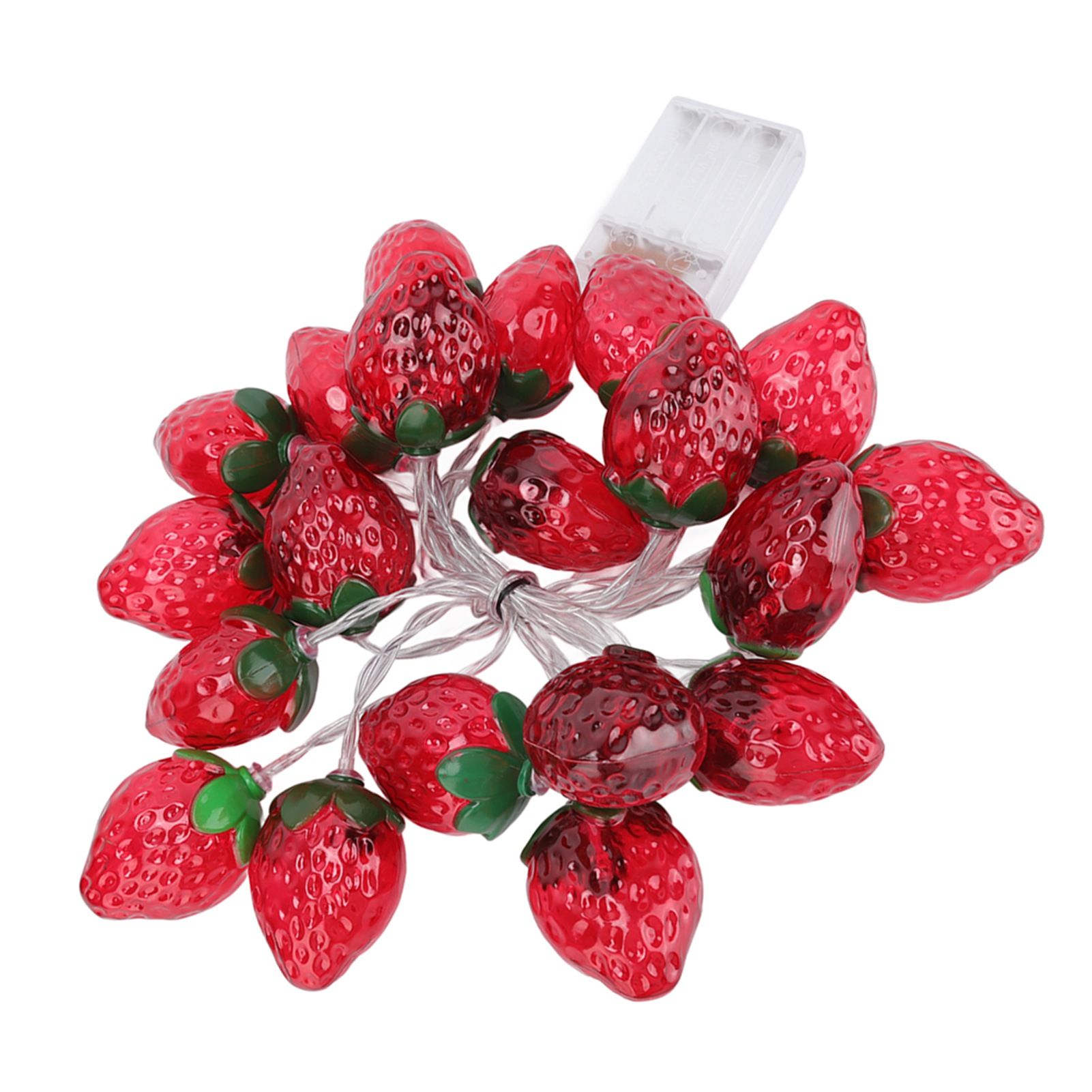 9.8ft 20LEDs Fruit String Lights Battery Operated Strawberry Lamp String Lights for Christmas Parties - Image 3