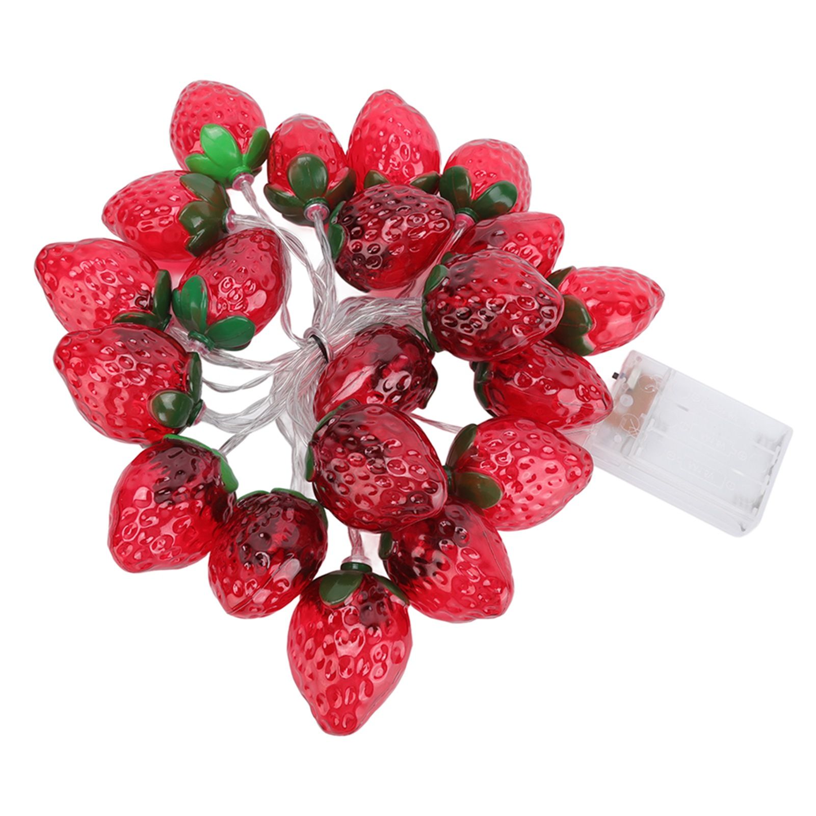 9.8ft 20LEDs Fruit String Lights Battery Operated Strawberry Lamp String Lights for Christmas Parties - Image 4