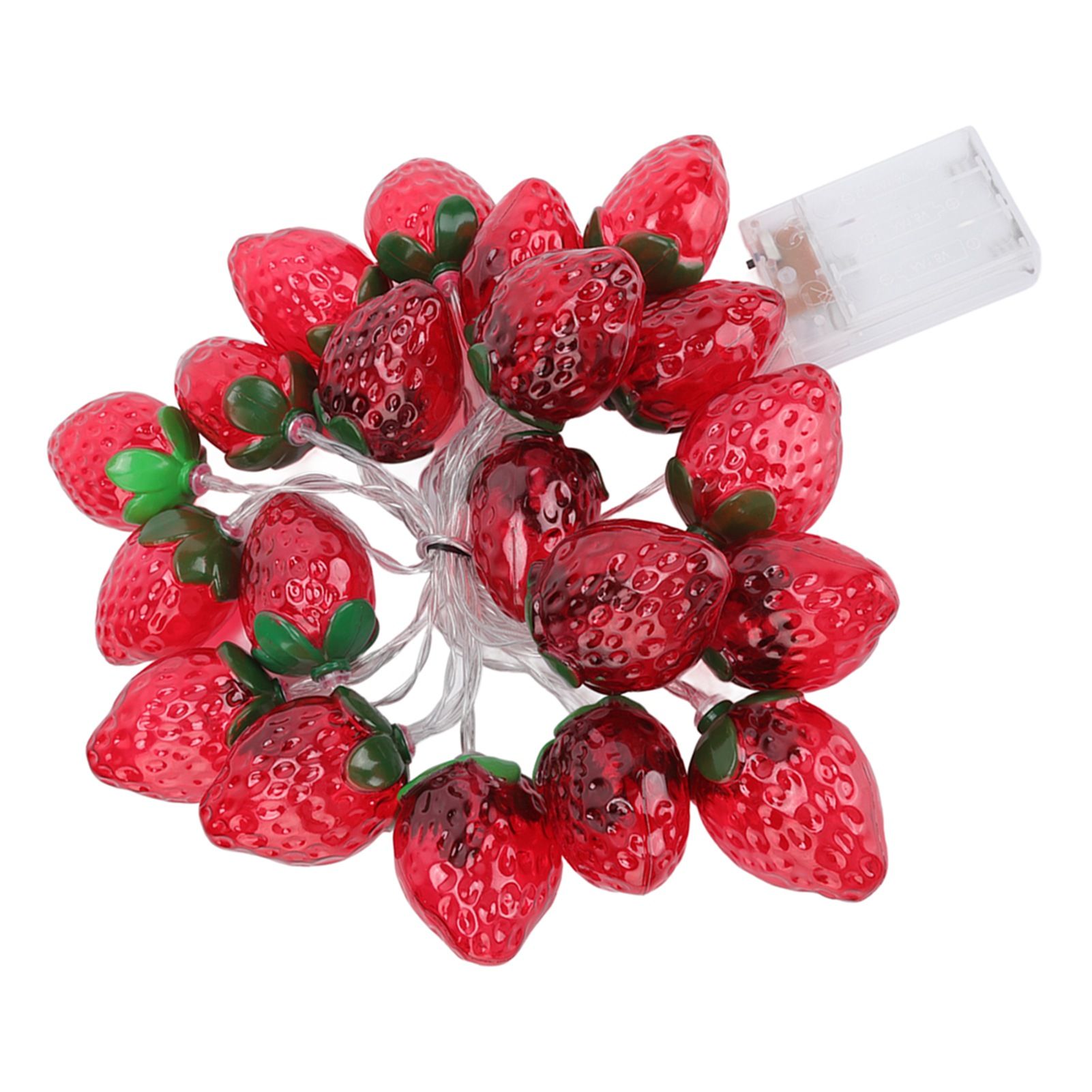 9.8ft 20LEDs Fruit String Lights Battery Operated Strawberry Lamp String Lights for Christmas Parties - Image 5