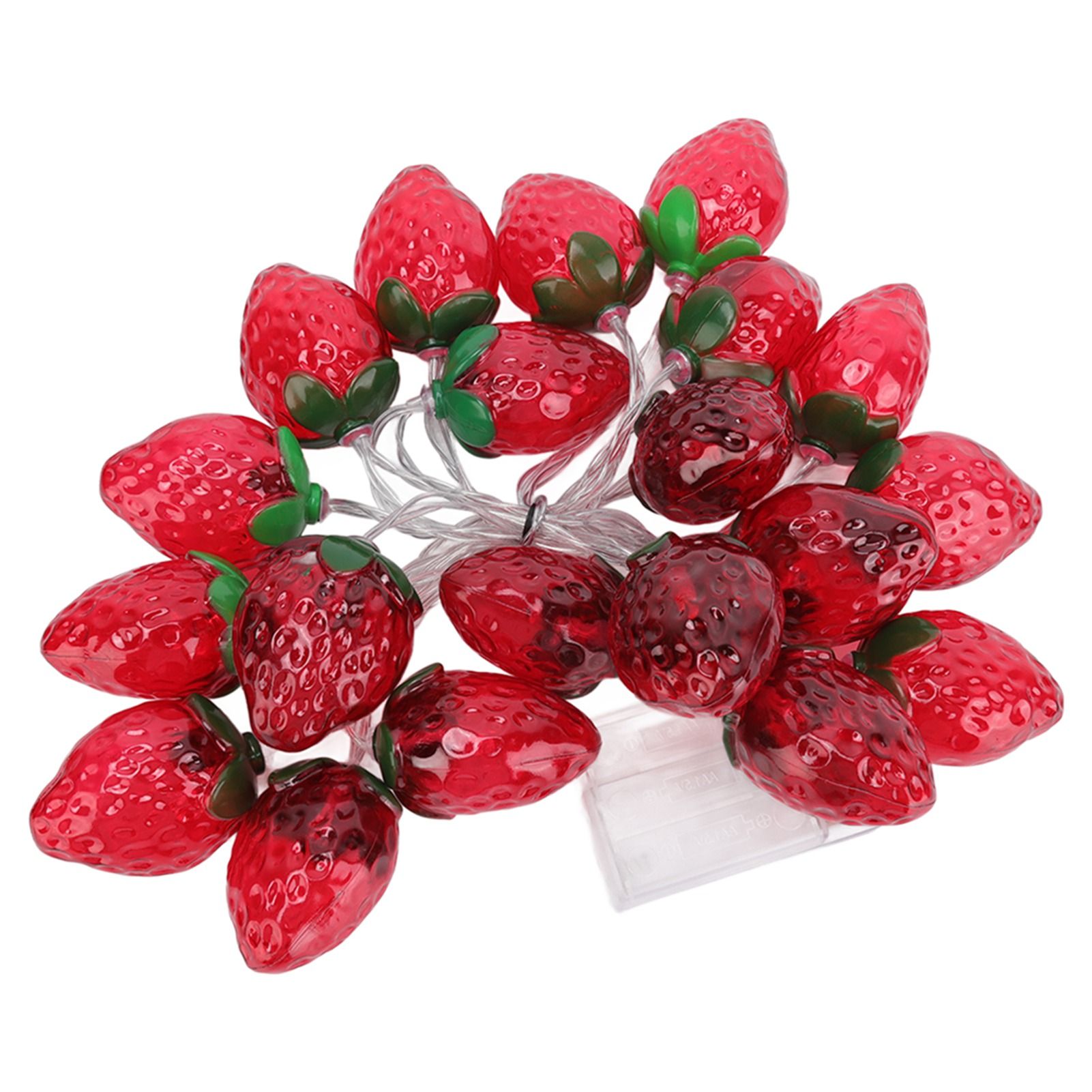 9.8ft 20LEDs Fruit String Lights Battery Operated Strawberry Lamp String Lights for Christmas Parties - Image 6