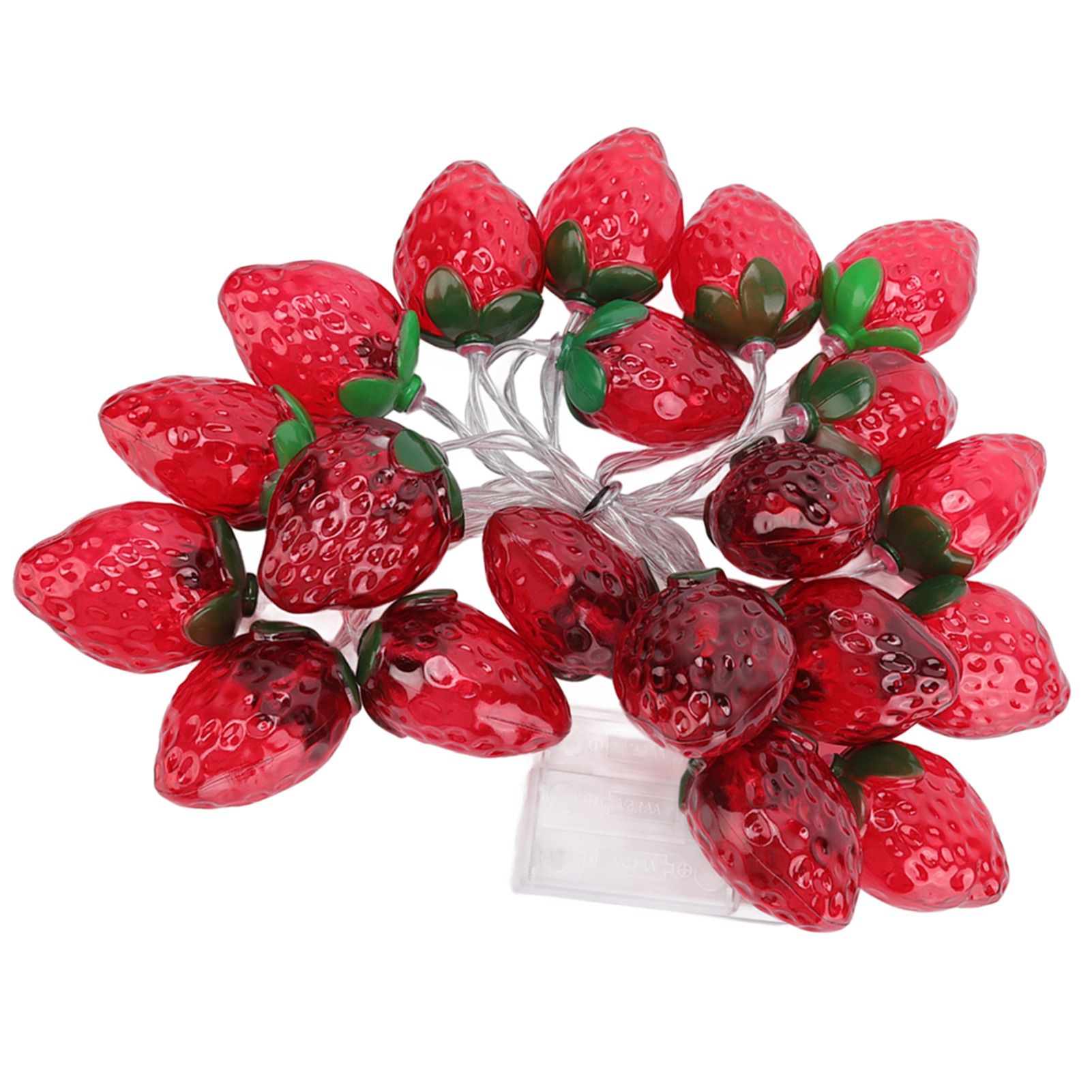 9.8ft 20LEDs Fruit String Lights Battery Operated Strawberry Lamp String Lights for Christmas Parties - Image 7