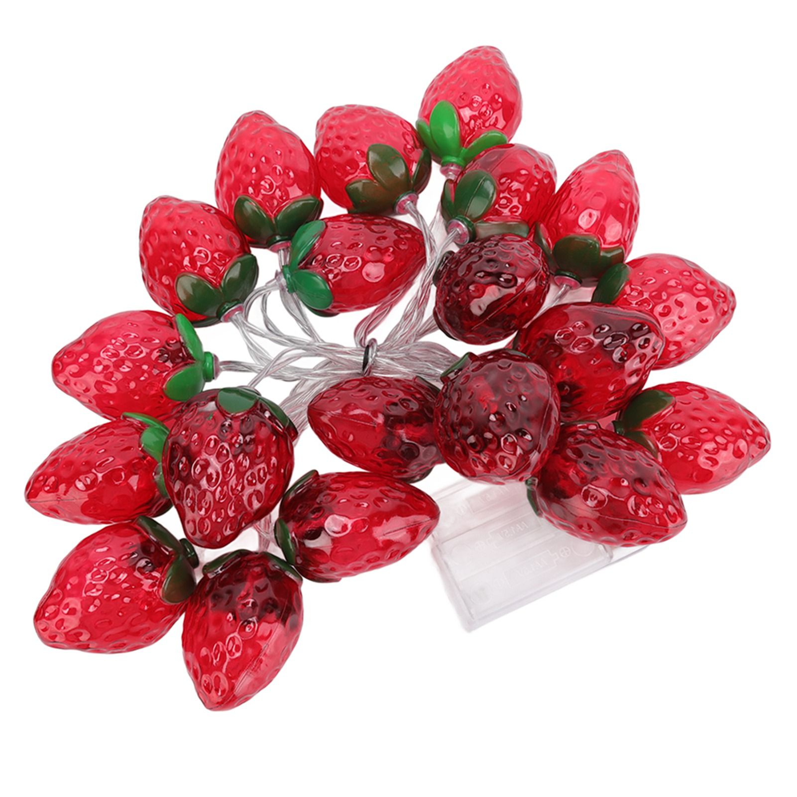9.8ft 20LEDs Fruit String Lights Battery Operated Strawberry Lamp String Lights for Christmas Parties - Image 8