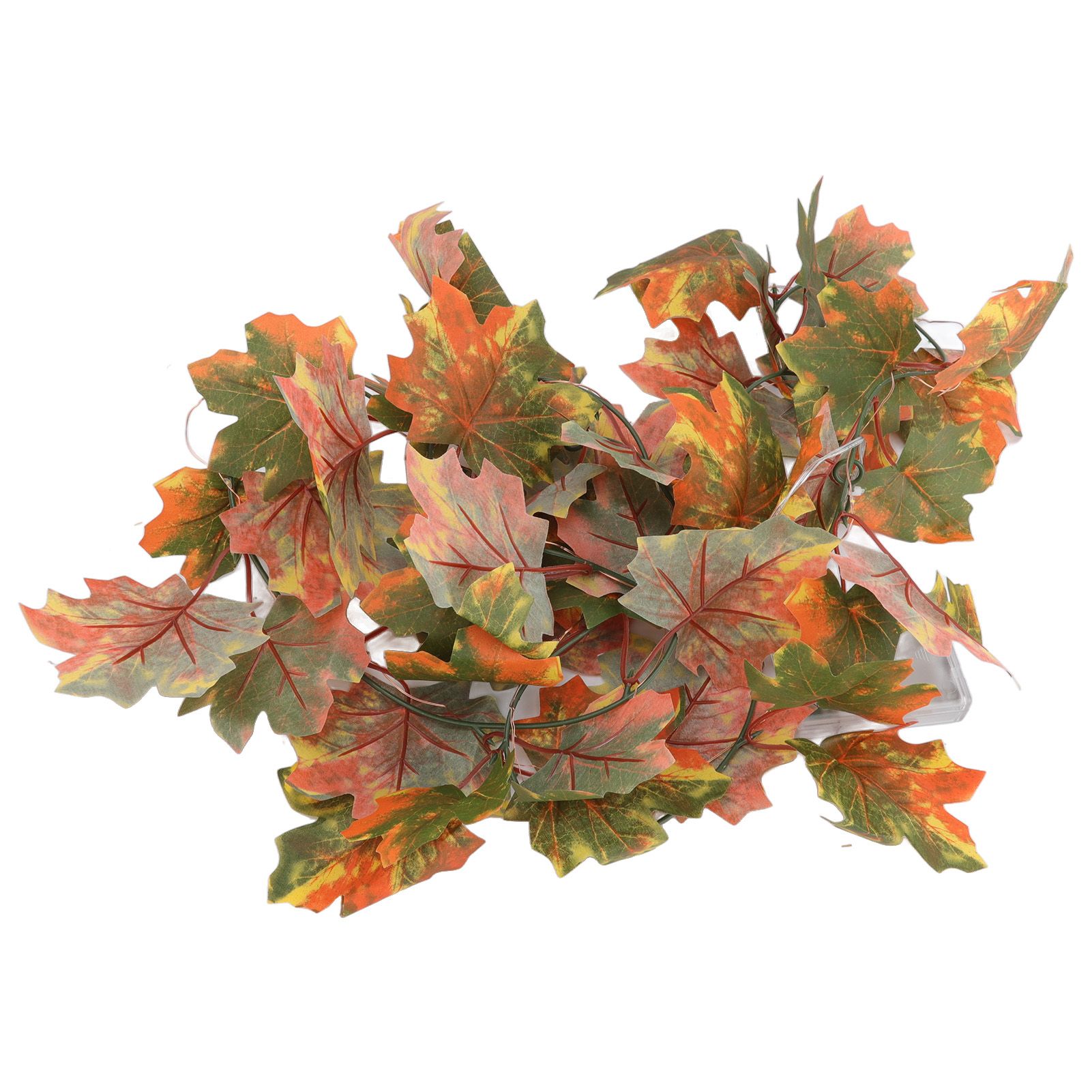 LED Maple Leaves String Light Plastic 2.2m 20LEDs Warm Light Autumn Decoration for Festival Party Garden - Image 1