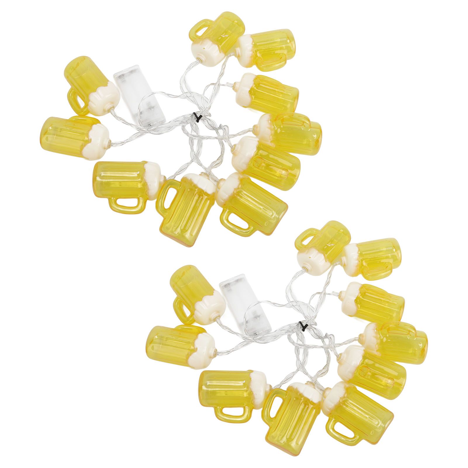 2pcs Beer String Lights 6.5ft 10LED Holiday Party Decorative String Lights for Indoor Outdoor - Image 3